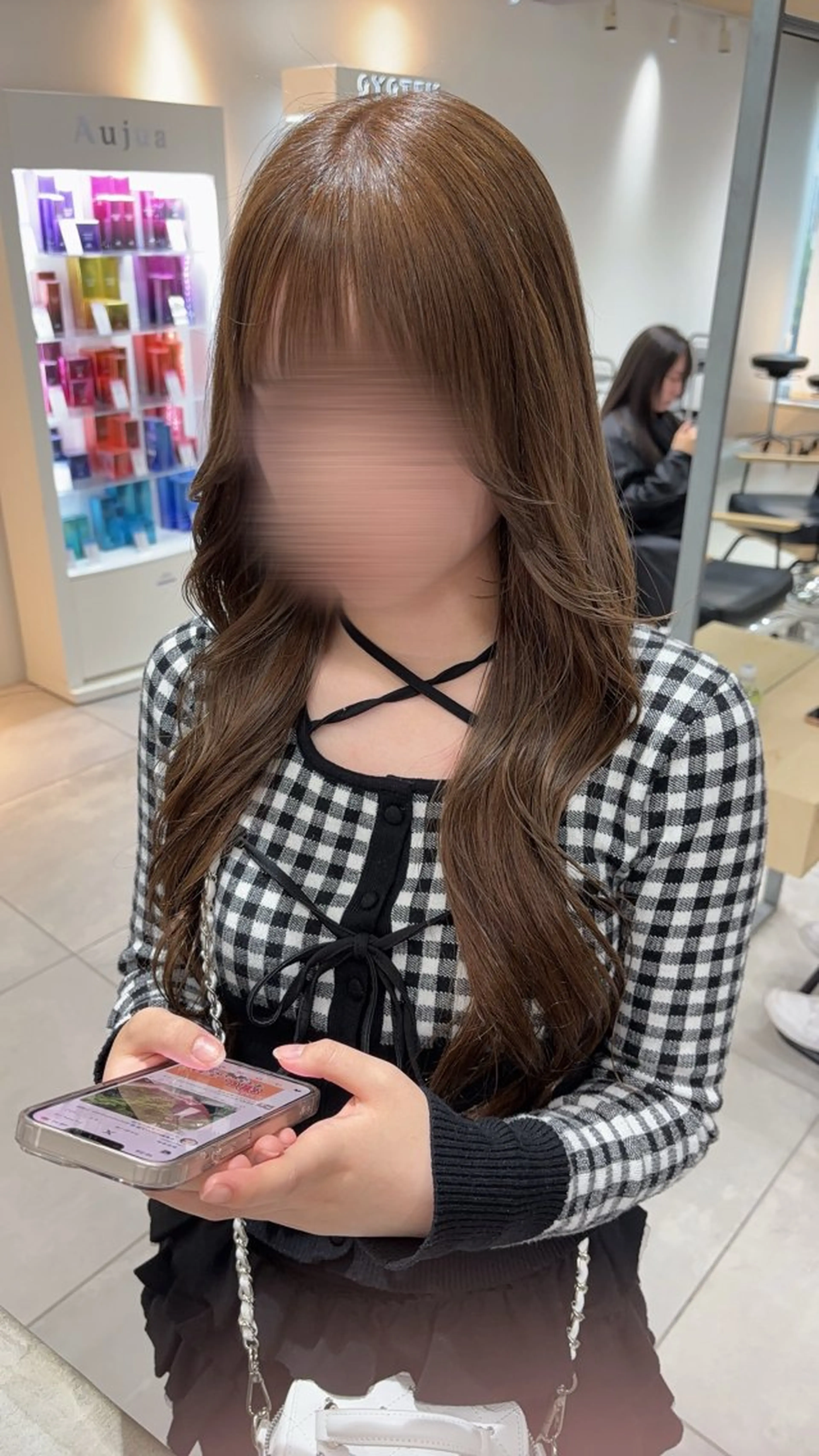 ロング ヘアカラー ゆるふわ透明感カラー 🎀ほの/表参道のヘアスタイル