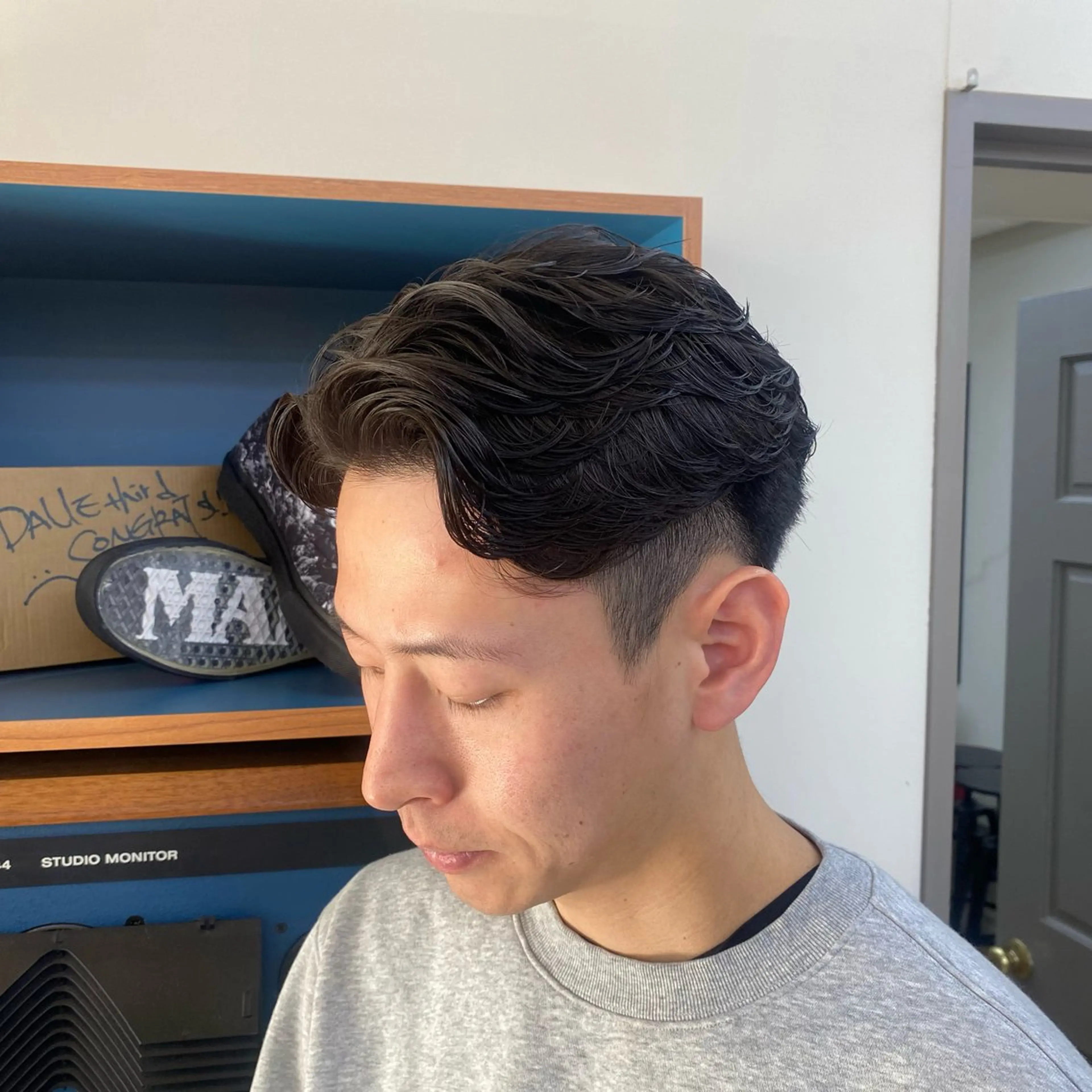 ミディアム BARBERSHOP DALIE third所属・kureha /メンズパーマのヘアスタイル