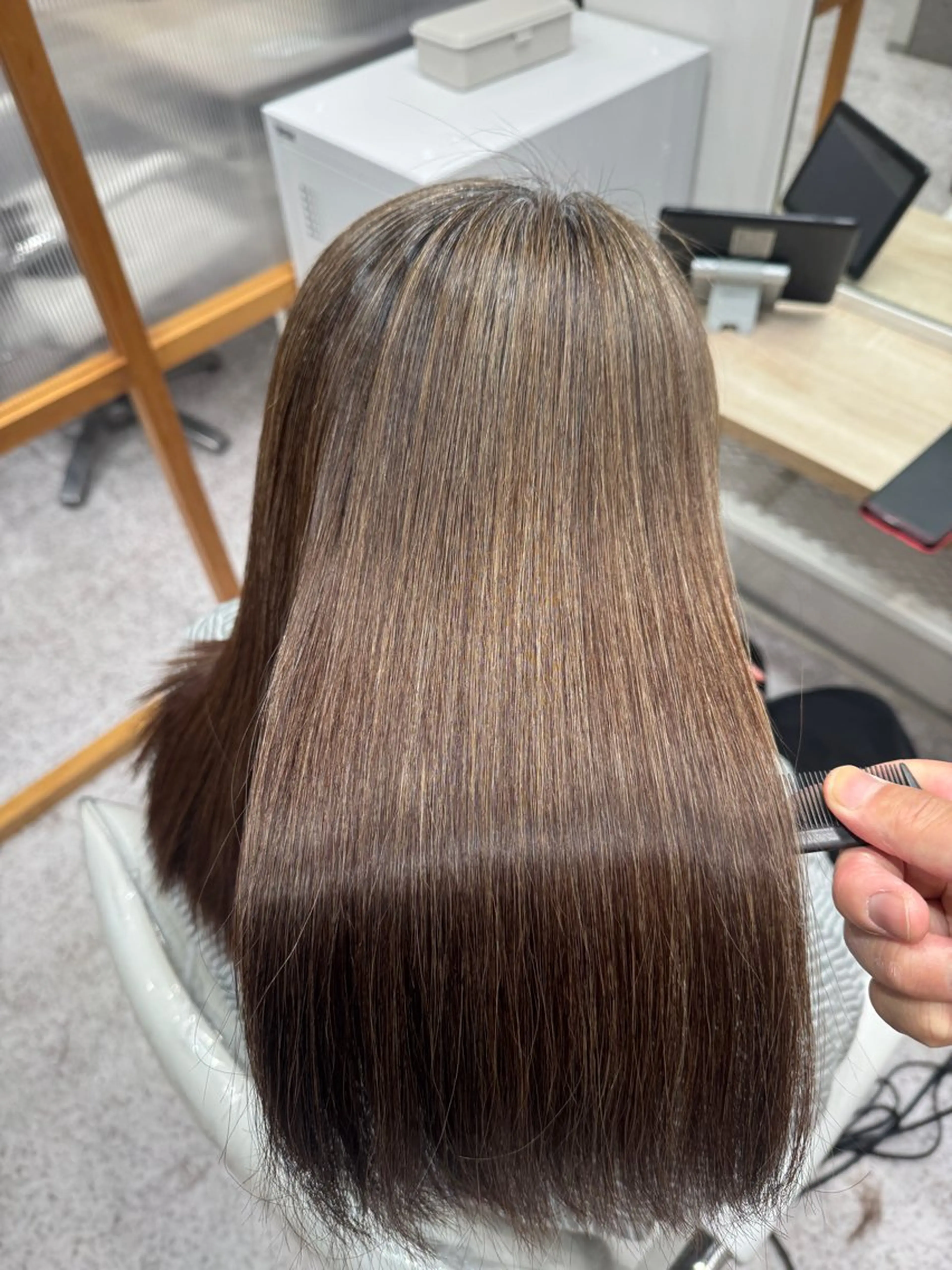 ロング 美髪矯正/髪質改善 /氏原のヘアスタイル