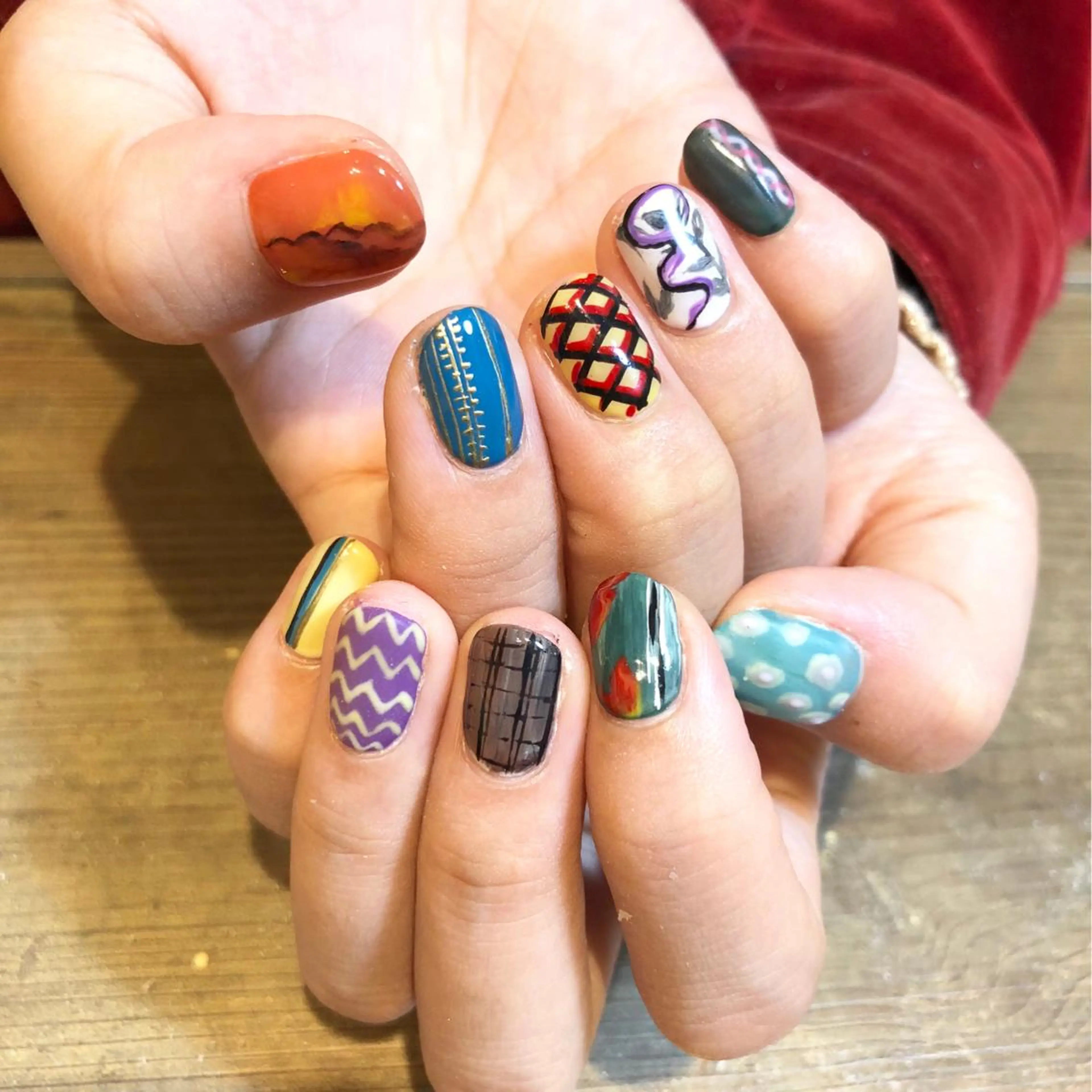 ネイル アートネイル 持ち込み ハンドネイル Chipieee Tokyoのネイルデザイン