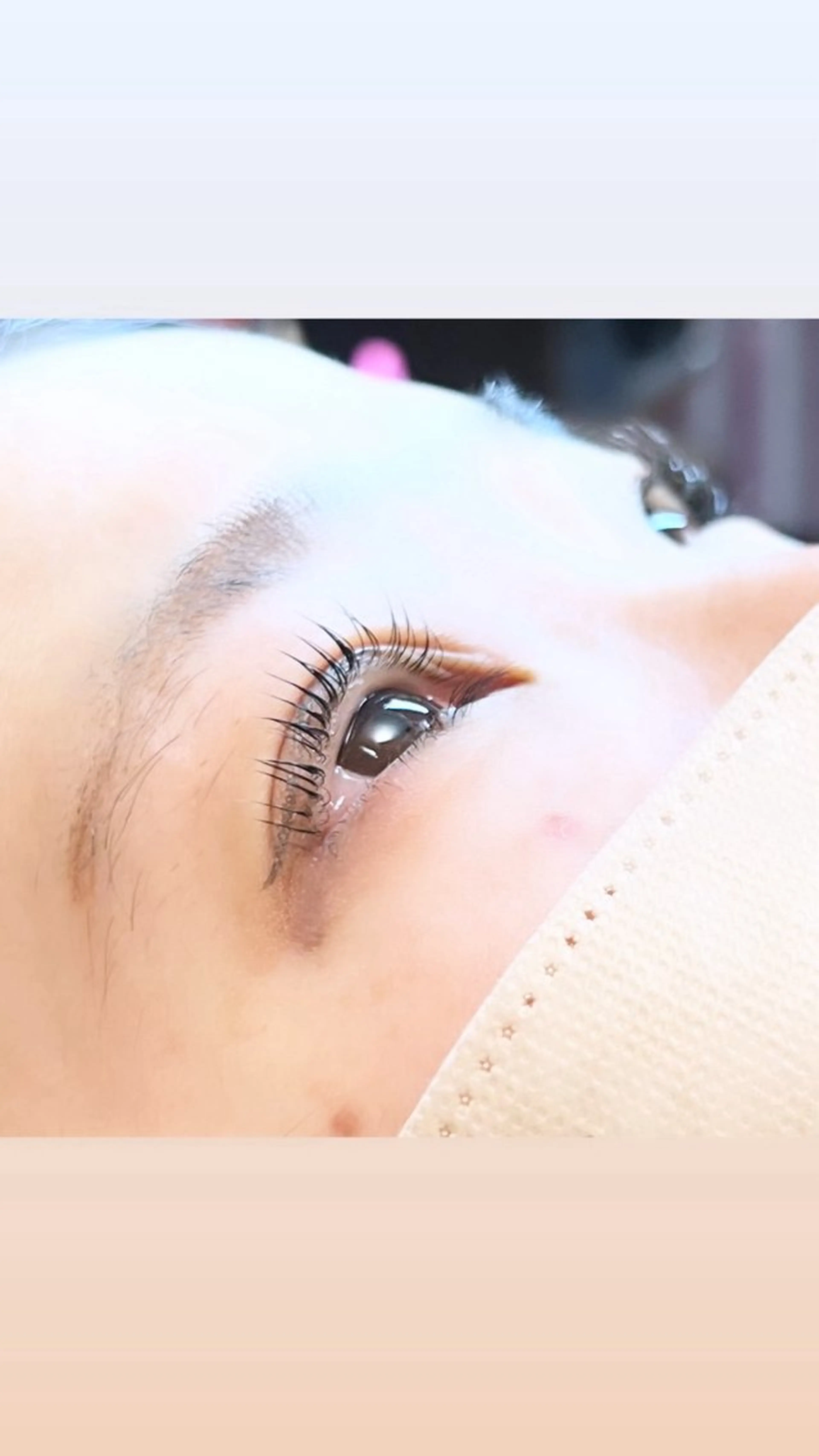 マツエク・マツパ パリジェンヌラッシュリフト かわの ももな 💜ྀིのヘアスタイル