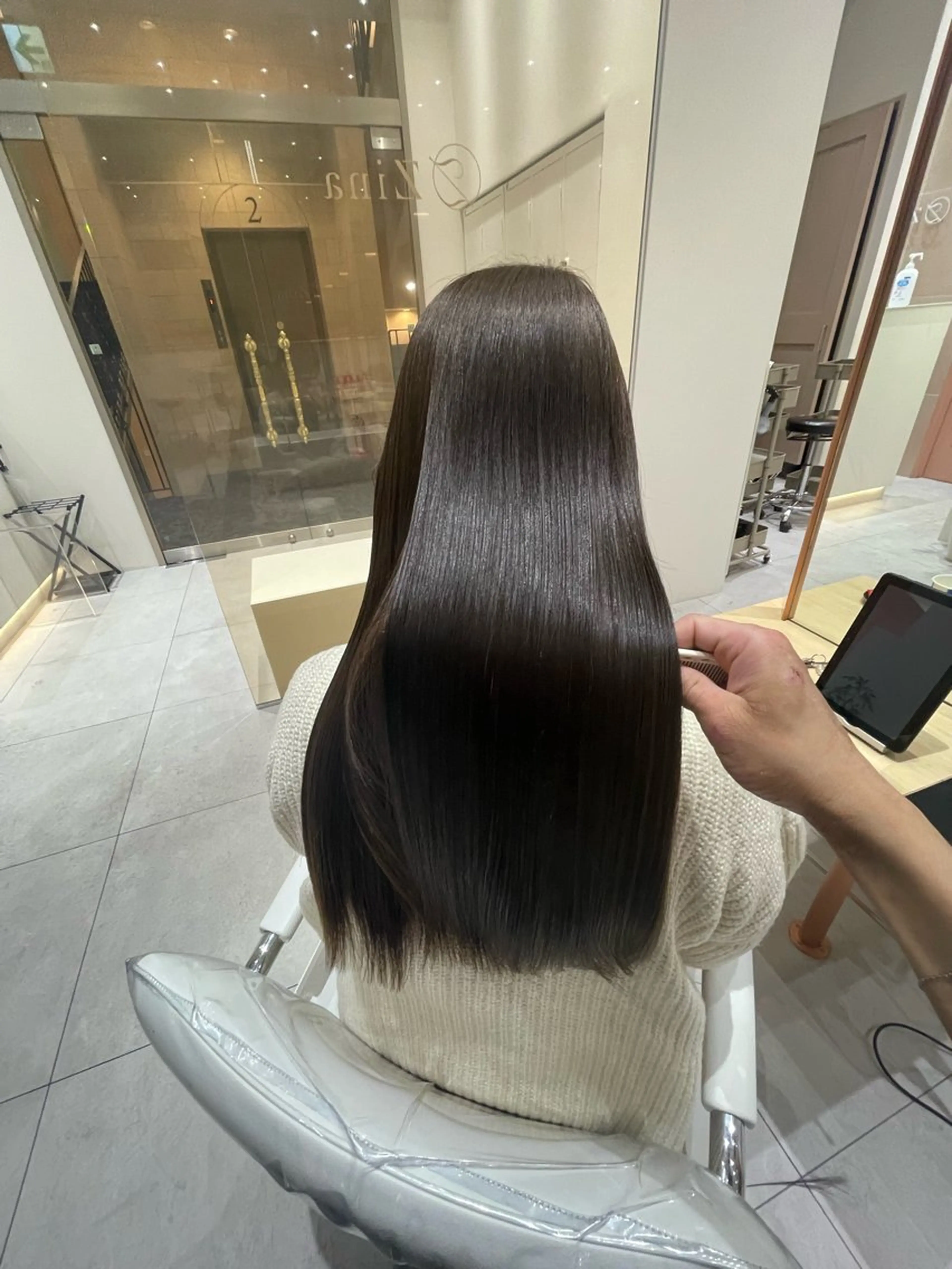 ロング カラー 艶髪専門美容師 梅村晋平のヘアスタイル