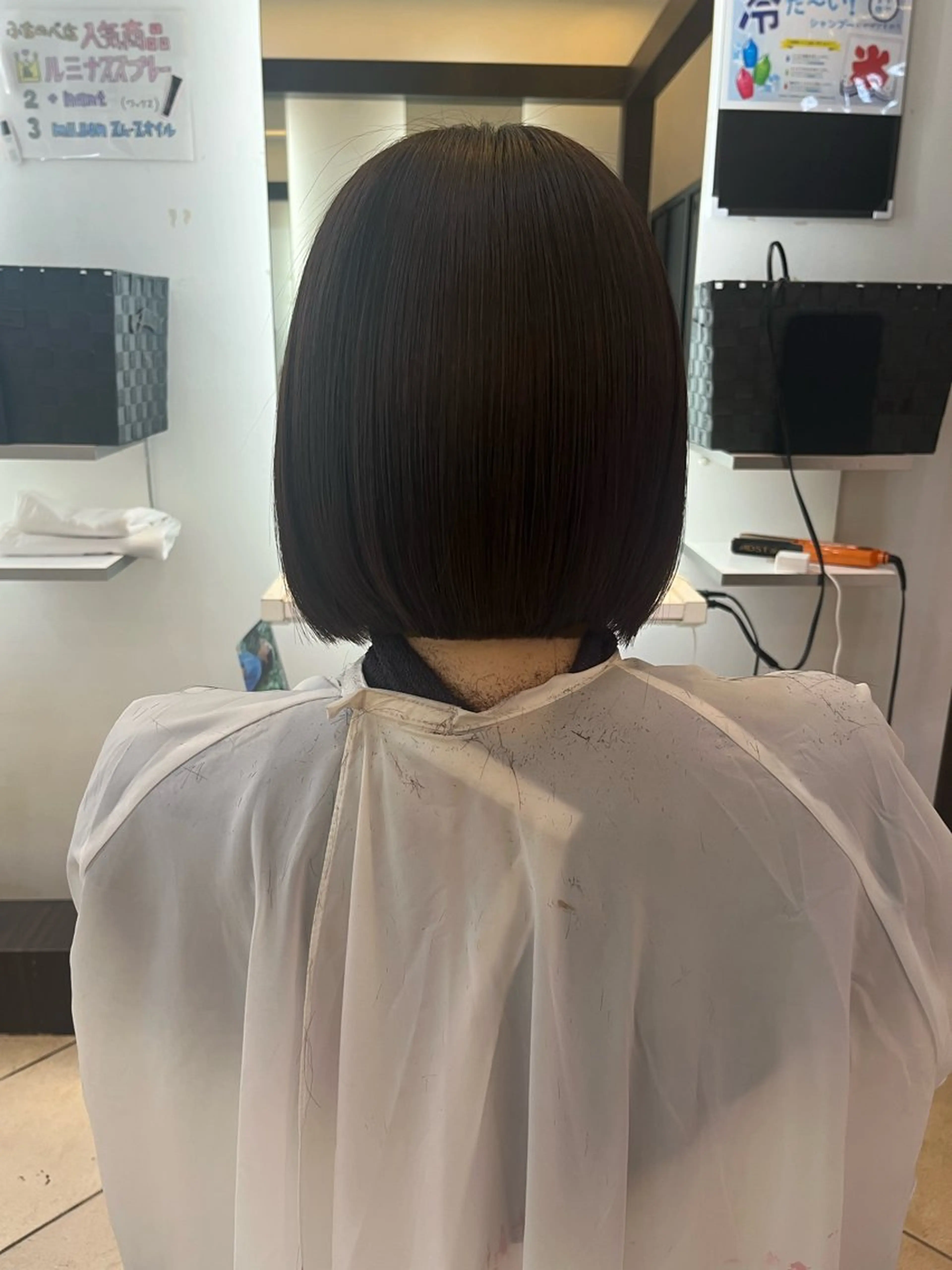 ミディアム ボブ カット 🐰根本 姫音｜ 淵野辺カラー🤍🫧のヘアスタイル