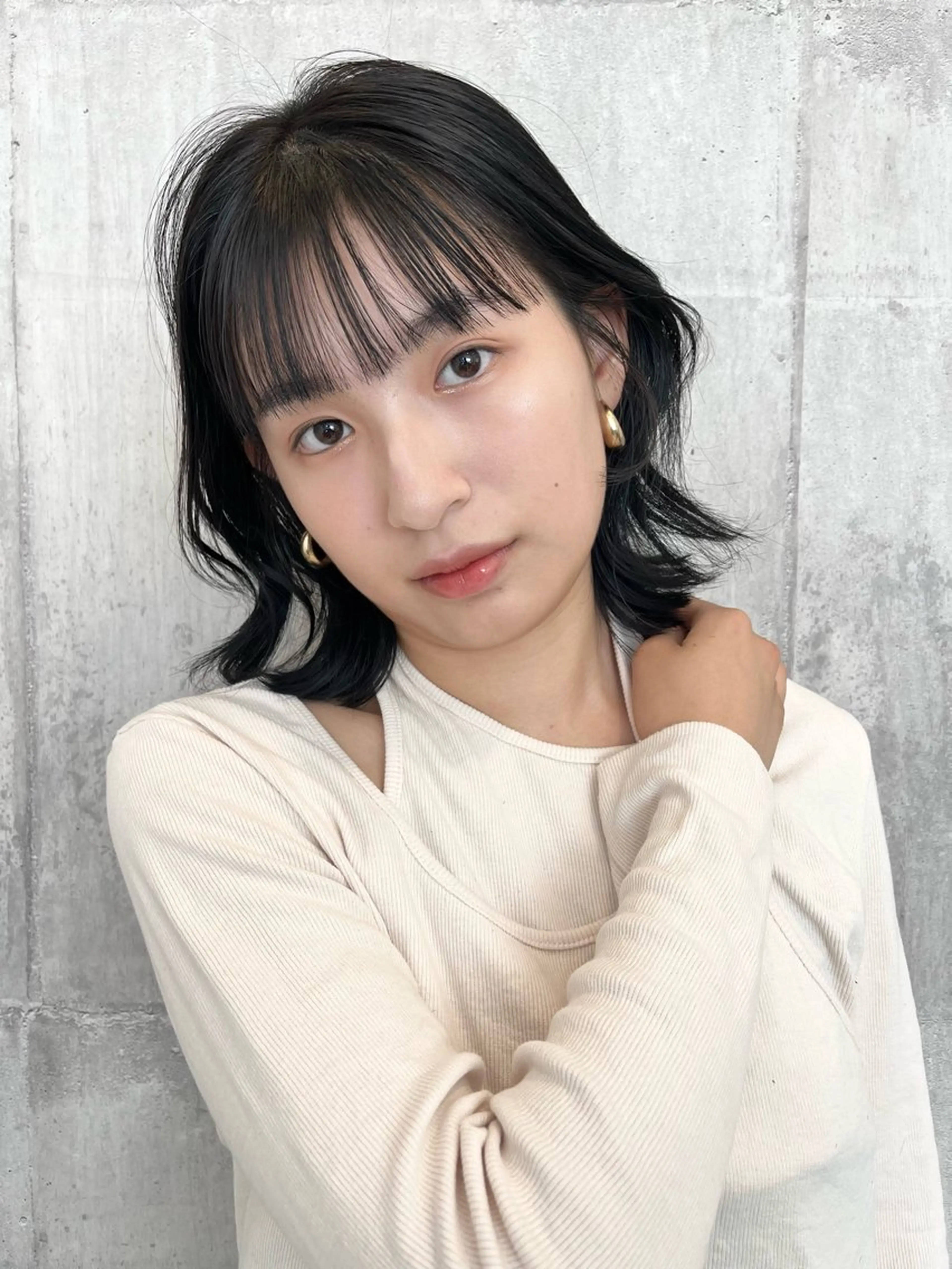 【朝の時短に💖】前髪カット+前髪矯正+トリートメントの写真