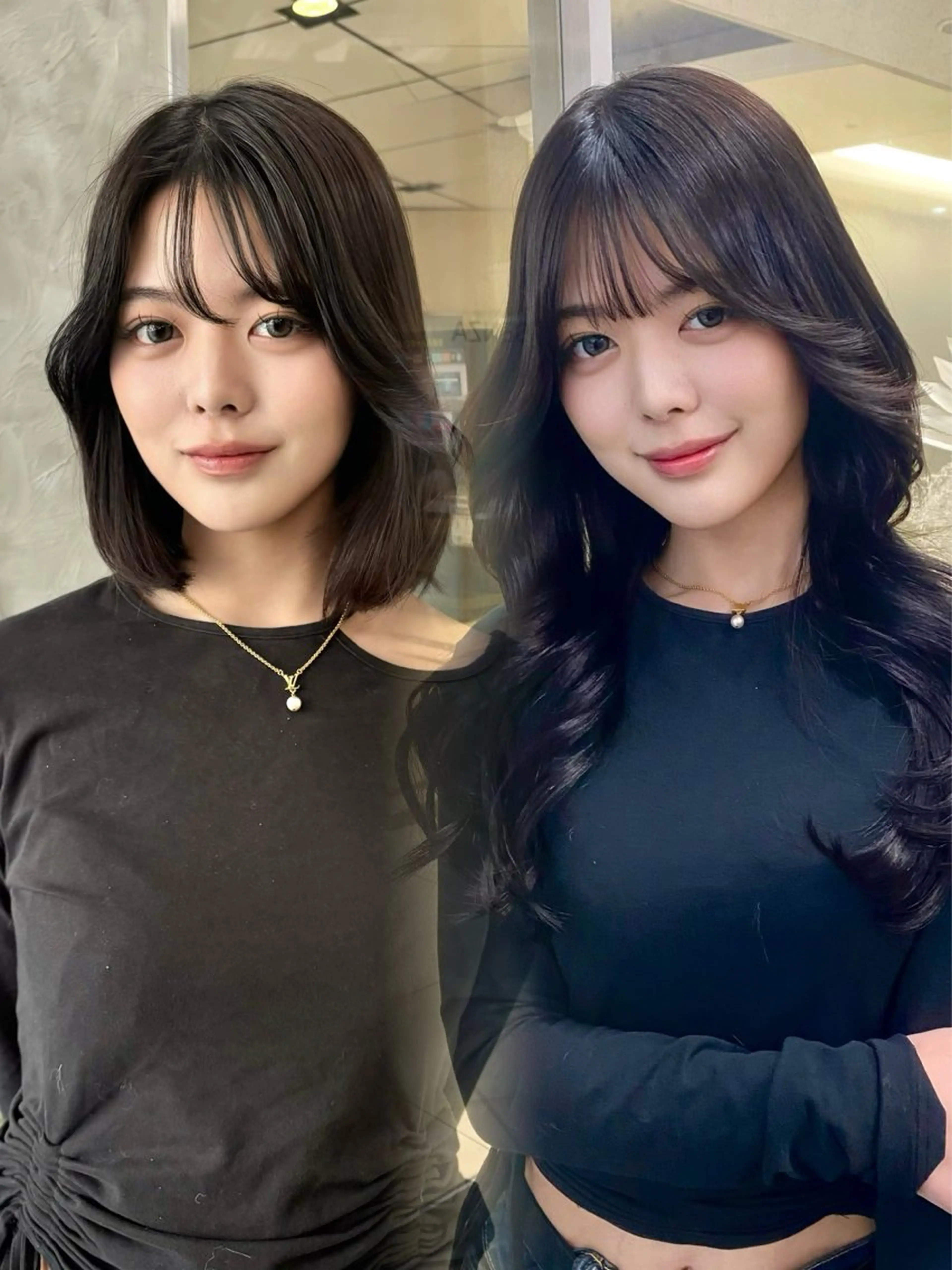 【モニター募集】高級黒髪エクステ80本+カットの写真