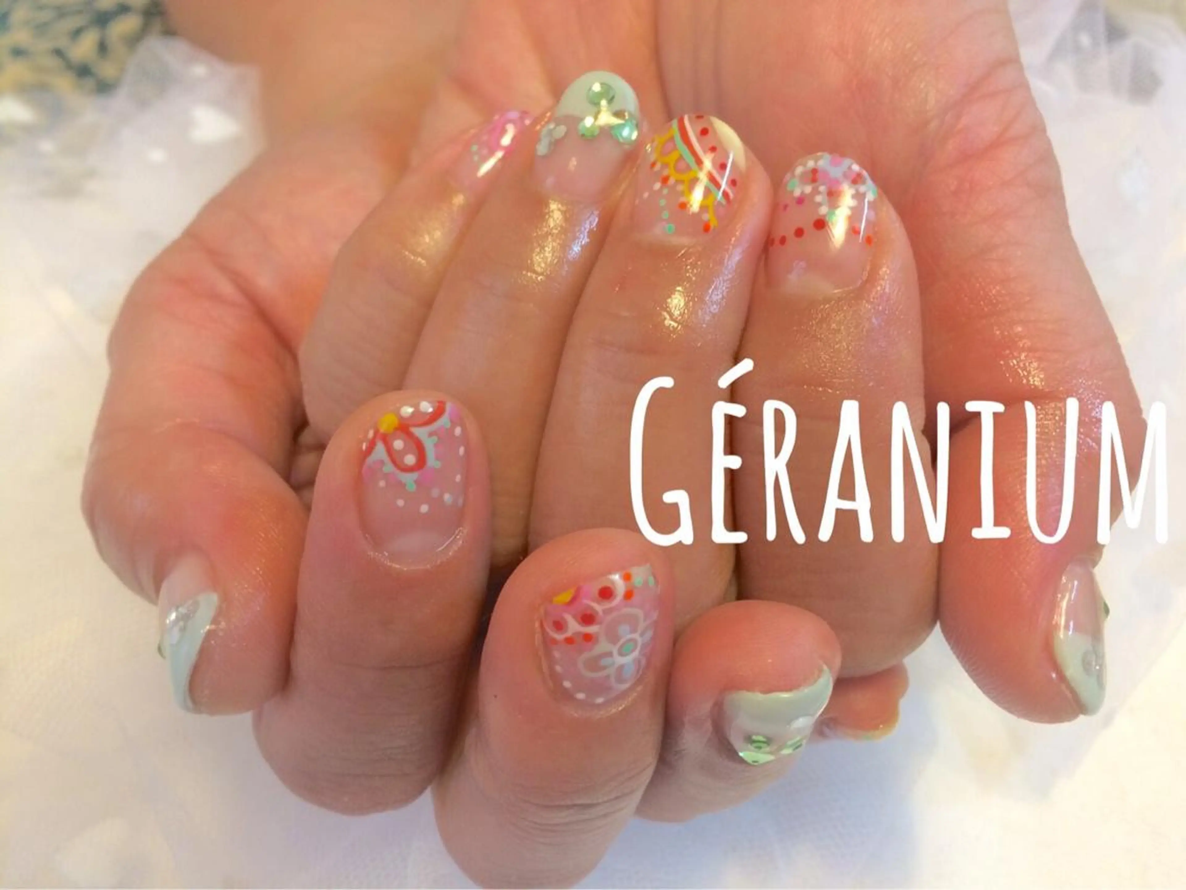 ネイル GéRanium Harukaのネイルデザイン