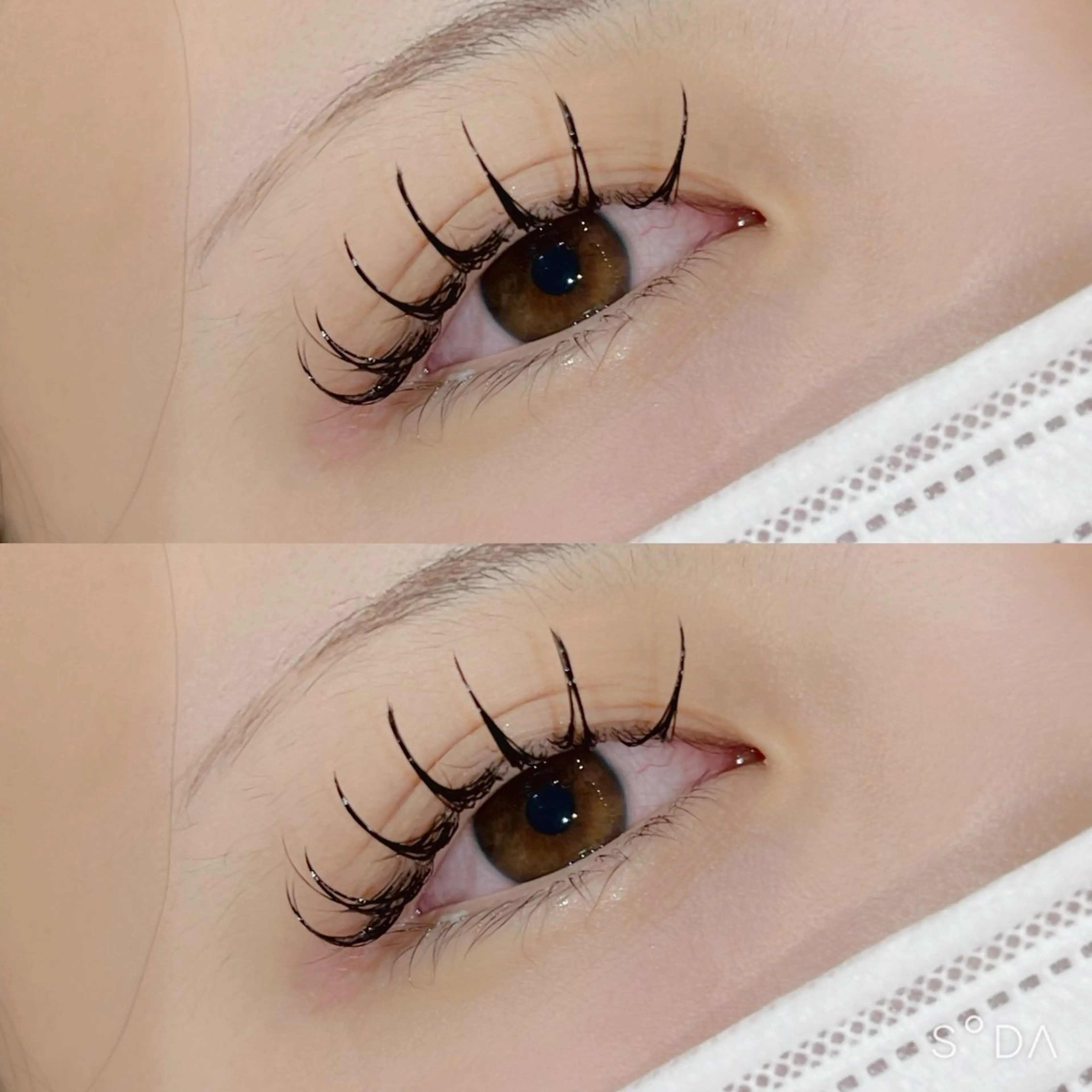 マツエク・マツパ フラットラッシュ EYELA 池袋 なかだ まゆのマツエク・マツパデザイン