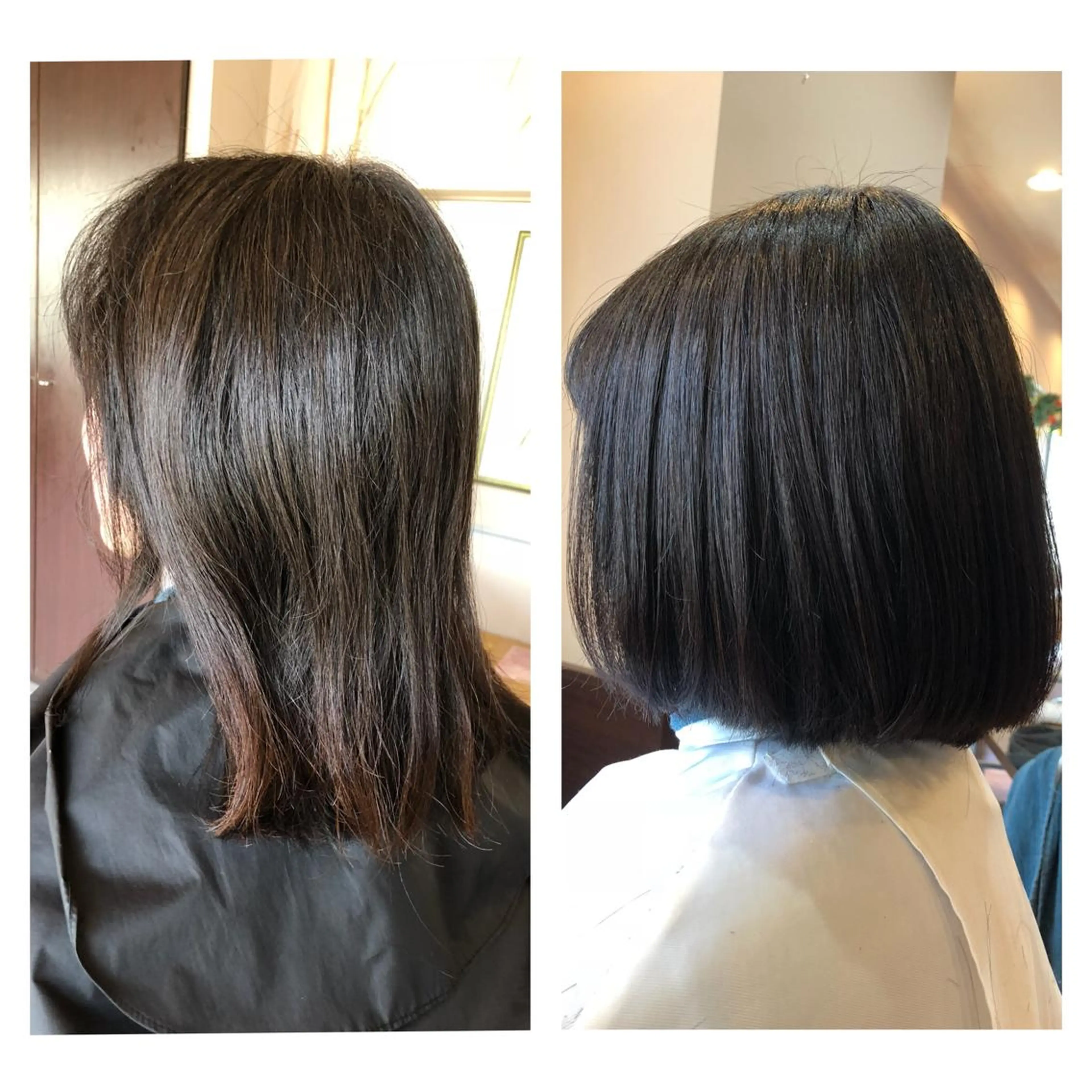 ミディアム ボブ カット やまぐち まりんのヘアスタイル