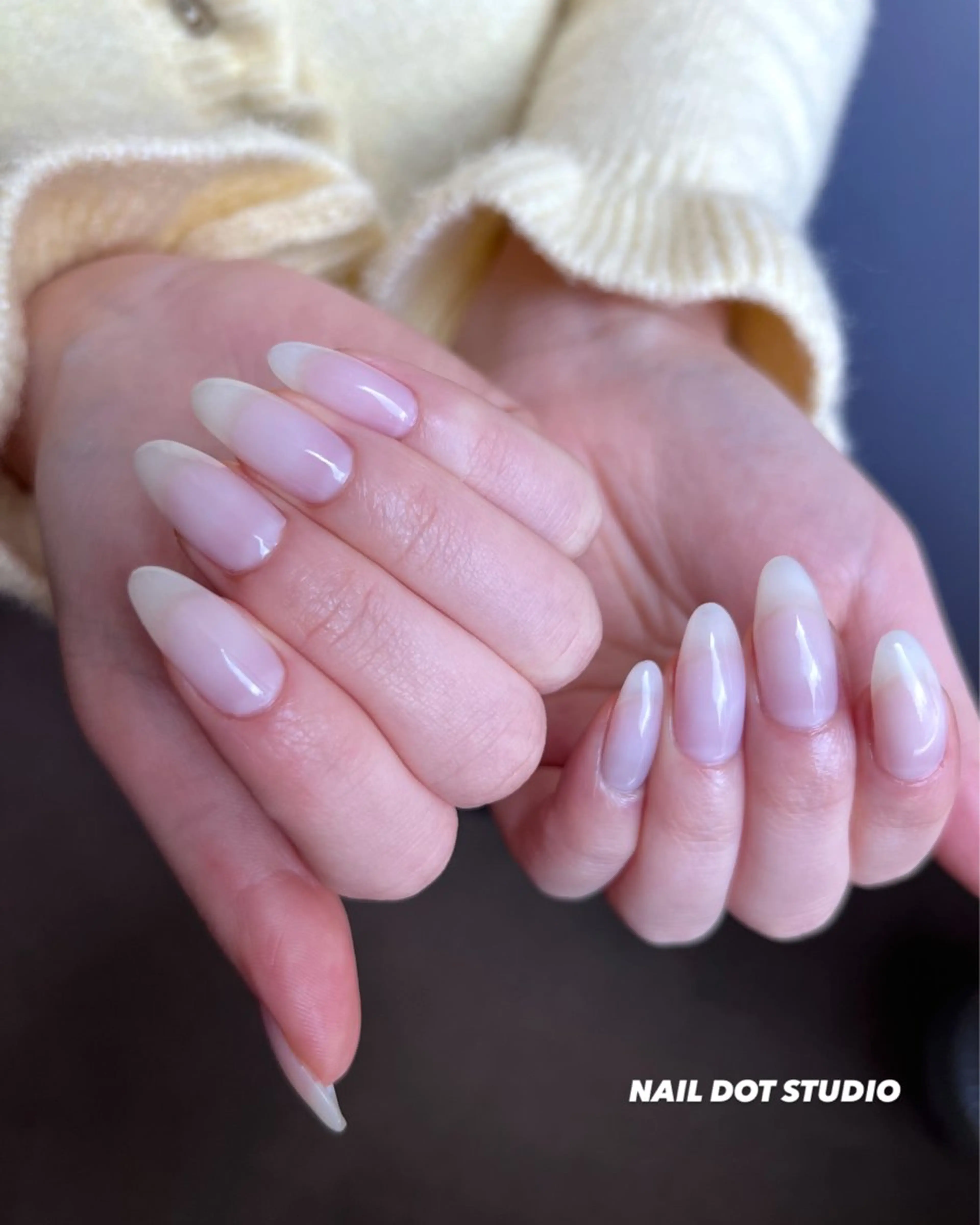 ネイル ワンカラーネイル ホワイト Hirano エルミタージュなんばのネイルデザイン