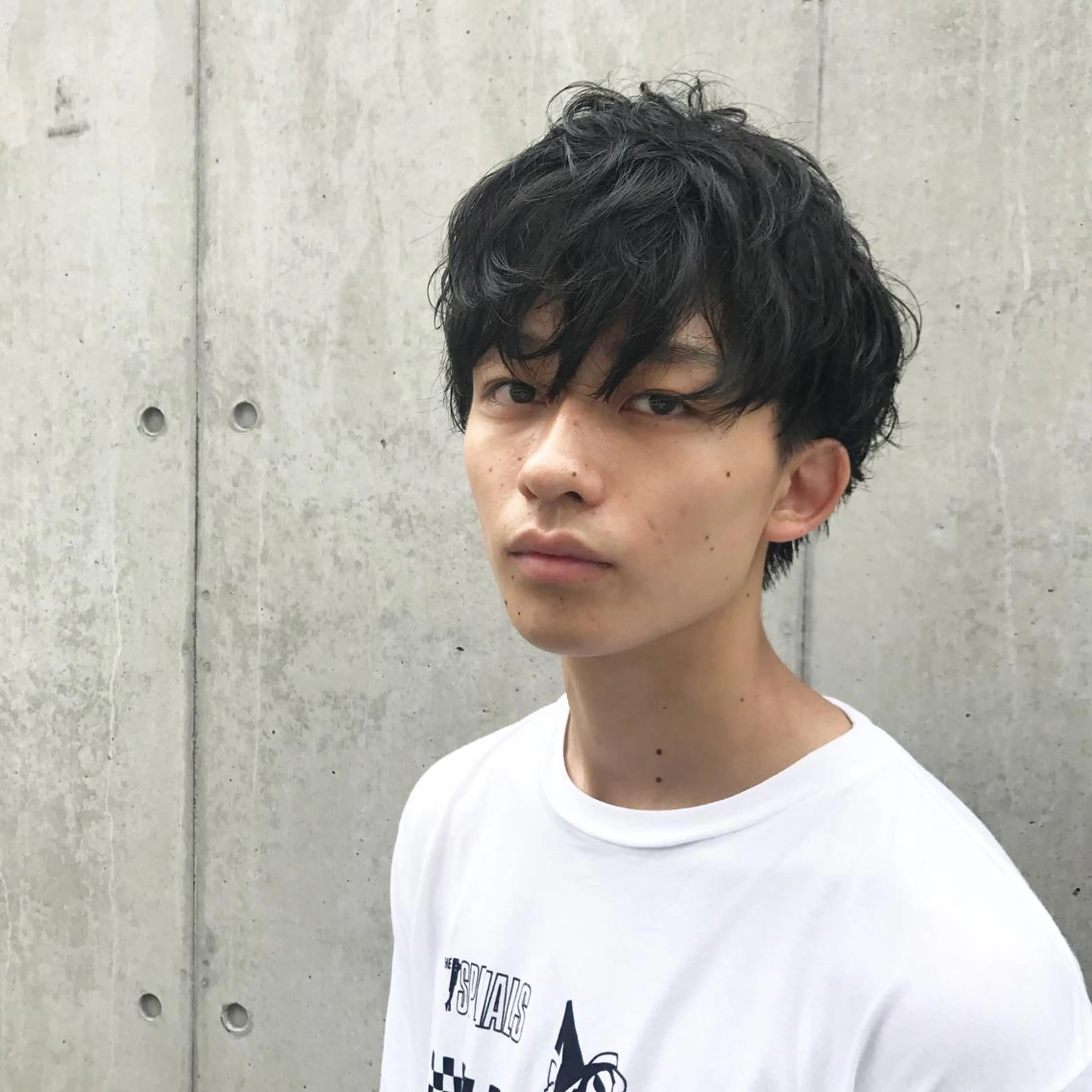 ショート パーマ メンズ 住本 大明のヘアスタイル