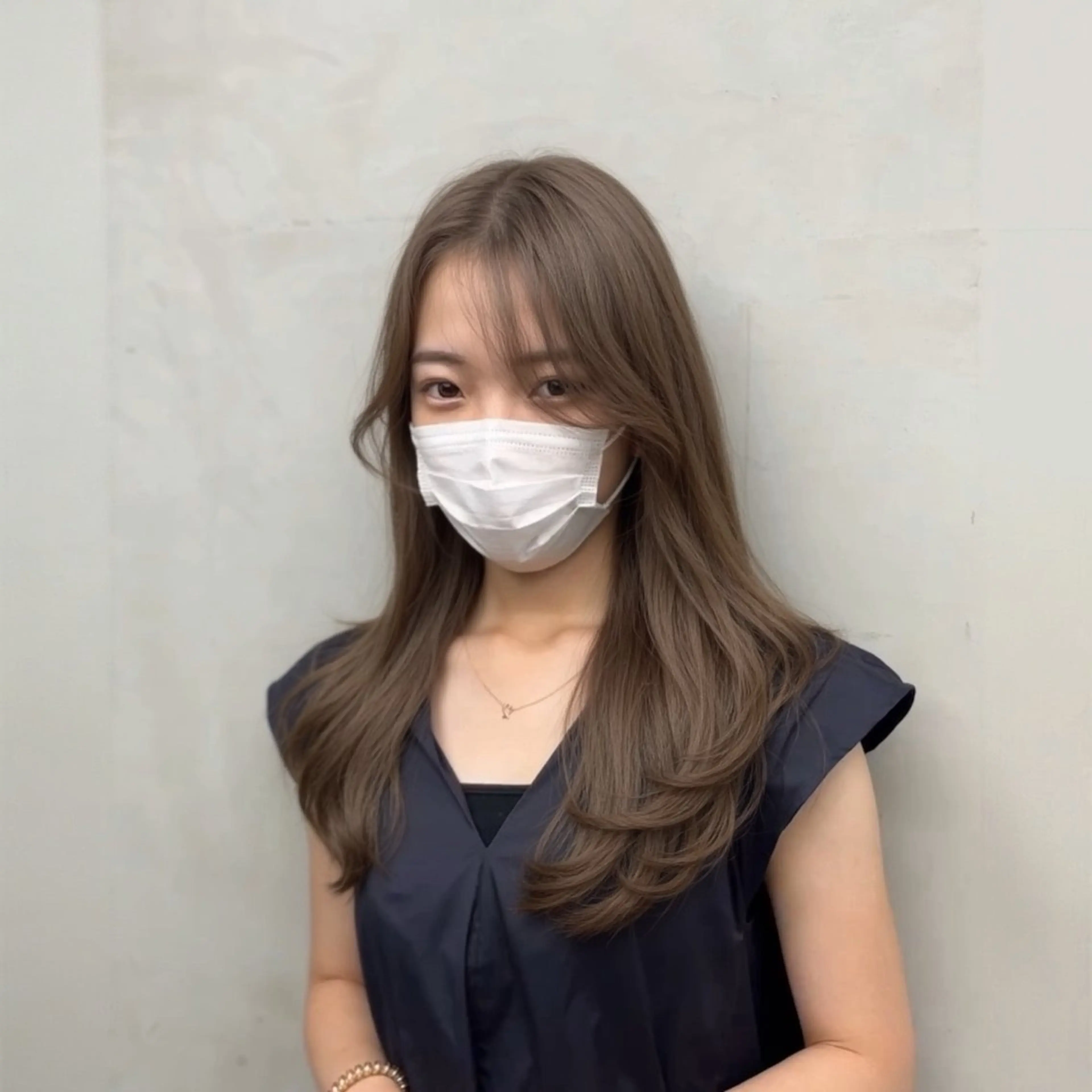 ロング カラー ベージュカラー ブリーチ 透明感カラー ダブルカラー ブリーチなしカラー ヘアカラー ⚜️ブリーチ× 透明感✨Hayatoのヘアスタイル