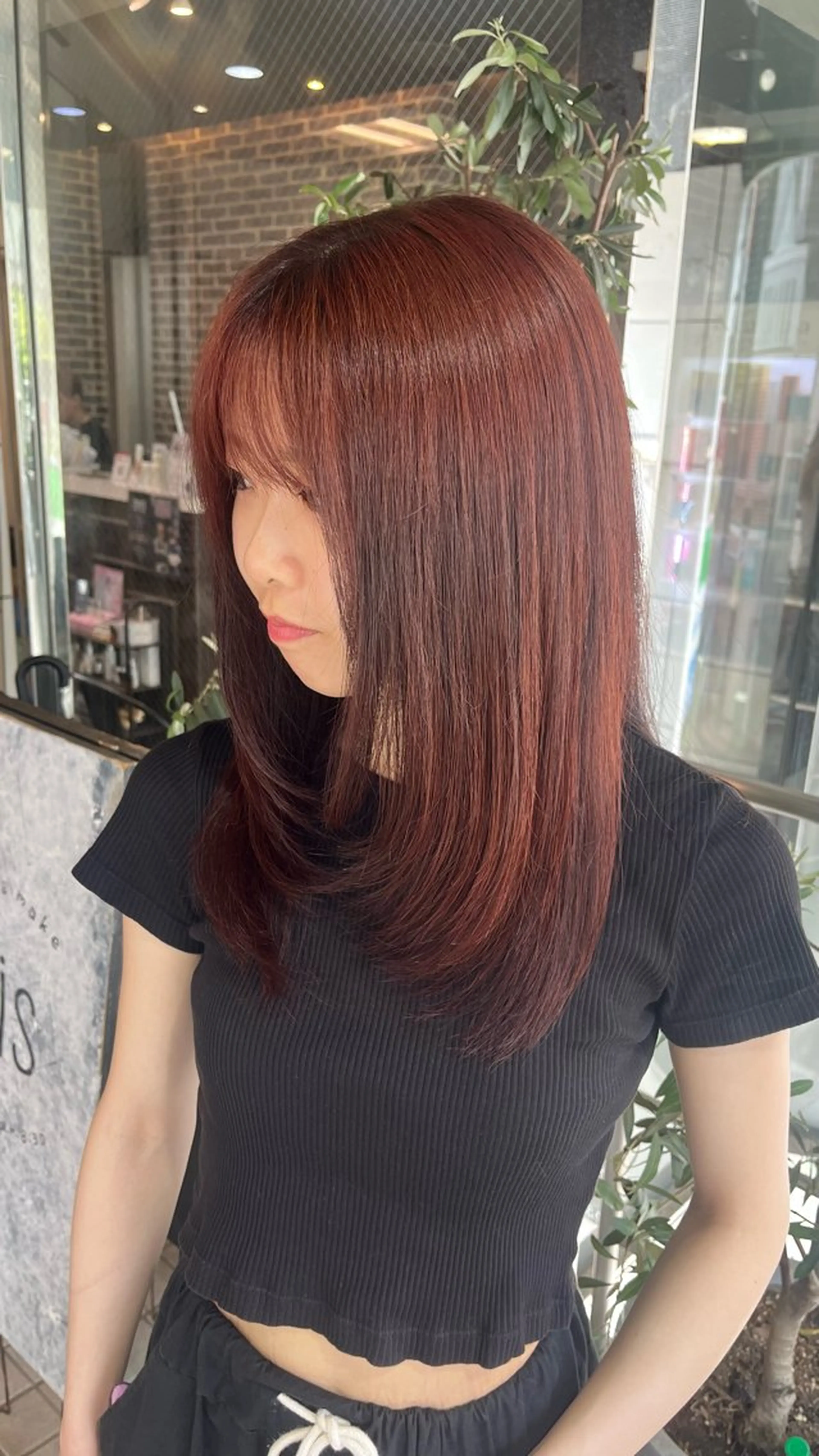 ロング カラー ヘアカラー トリートメント 🎀暖色カラー/ ハナ🎀のヘアスタイル