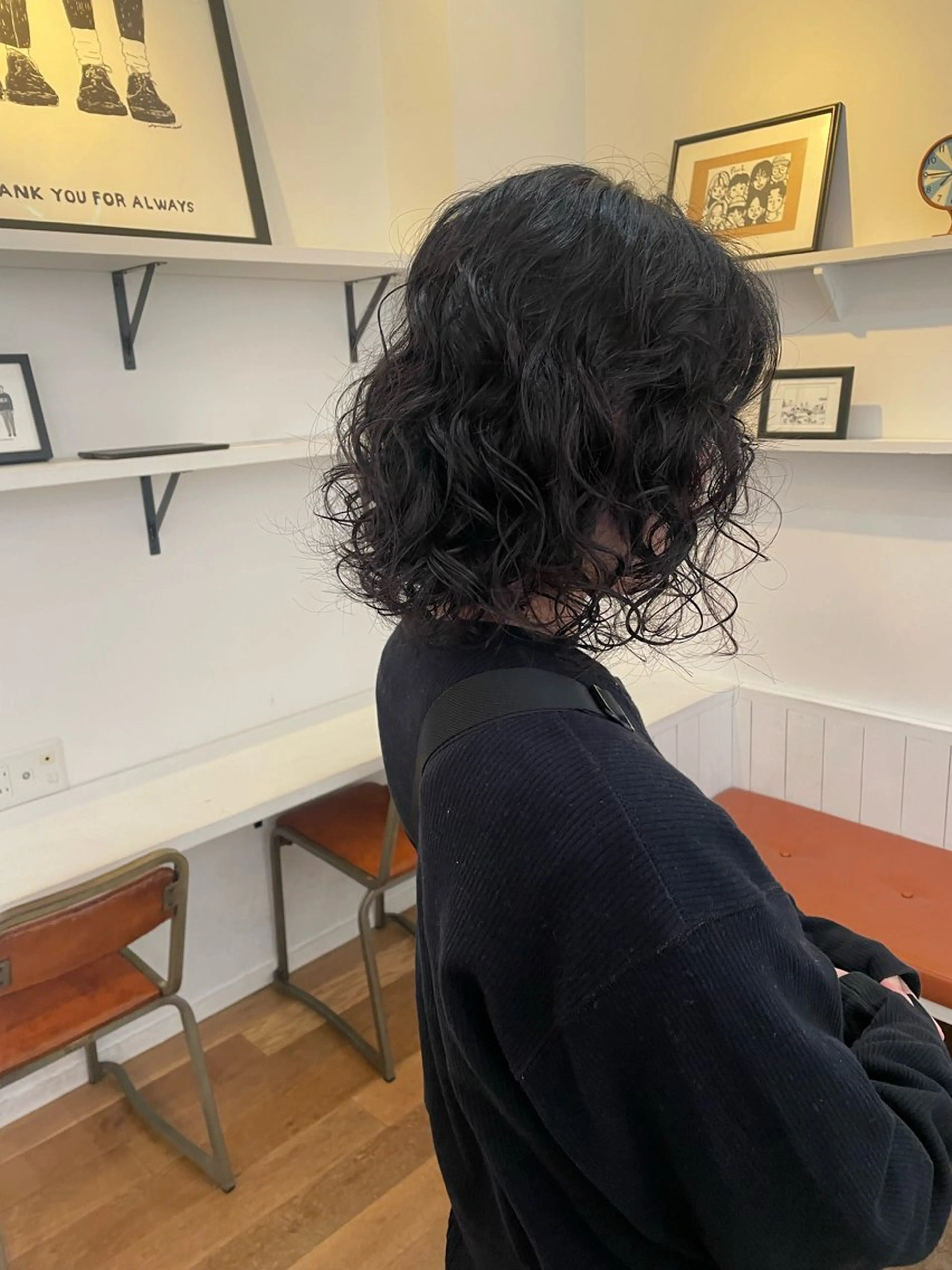 ミディアム カラー パーマ ヘアアレンジ ミディアムパーマ カット パーマ トリートメント 髪質改善ストレート✨ パーマヘア✨YUKIのヘアスタイル