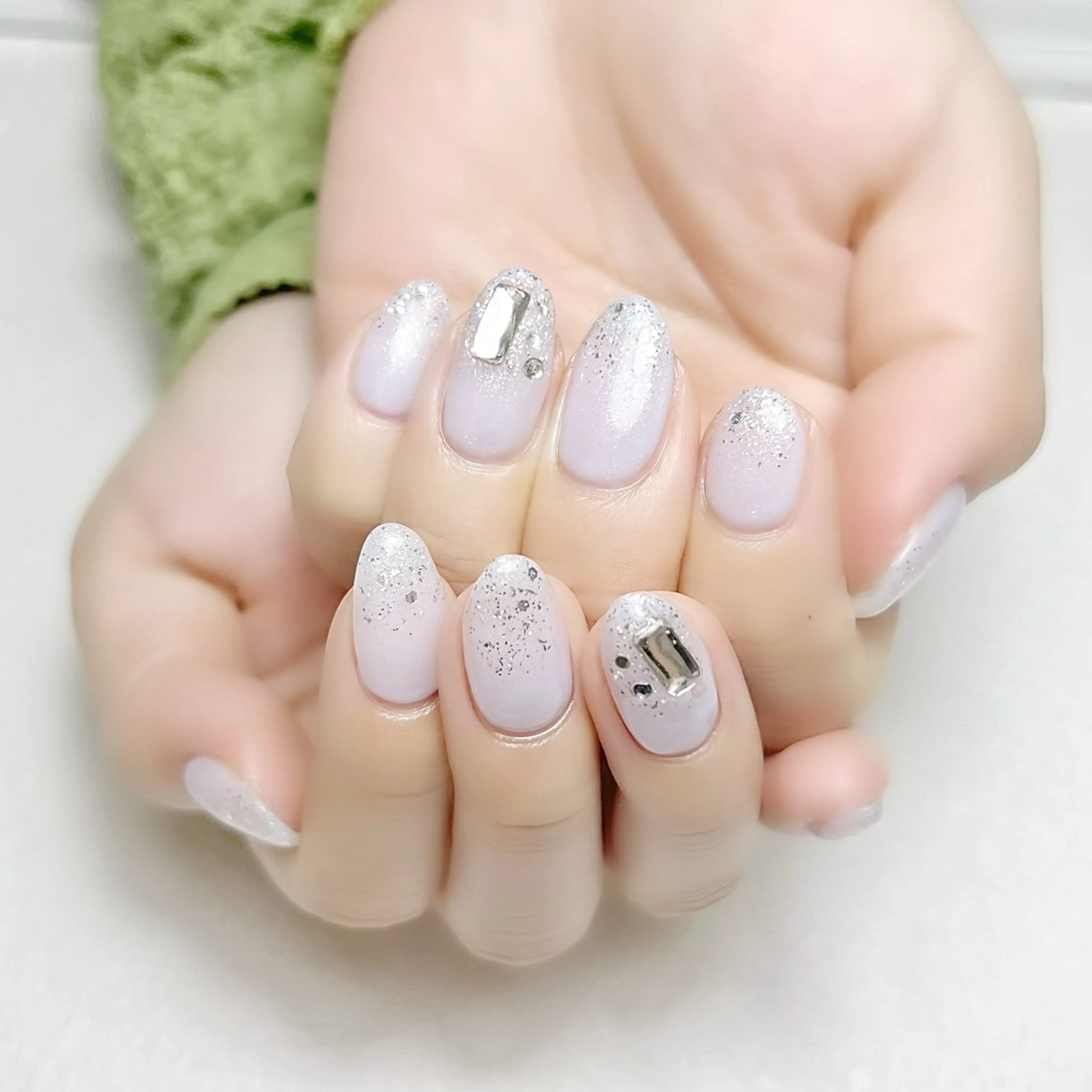 ネイル アートネイル オフィスネイル ワンカラーネイル 冬ネイル rouse nail RISATOのネイルデザイン