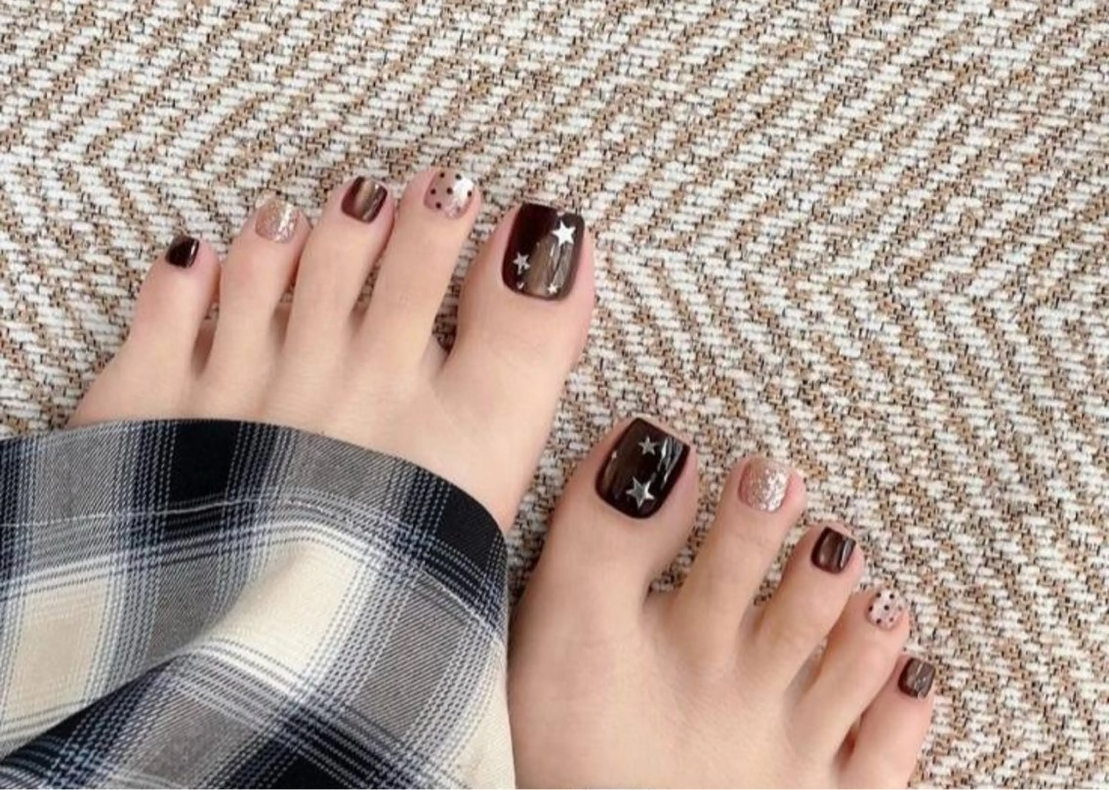 ネイル 🎀PG🩵 ネイルサロンのネイルデザイン