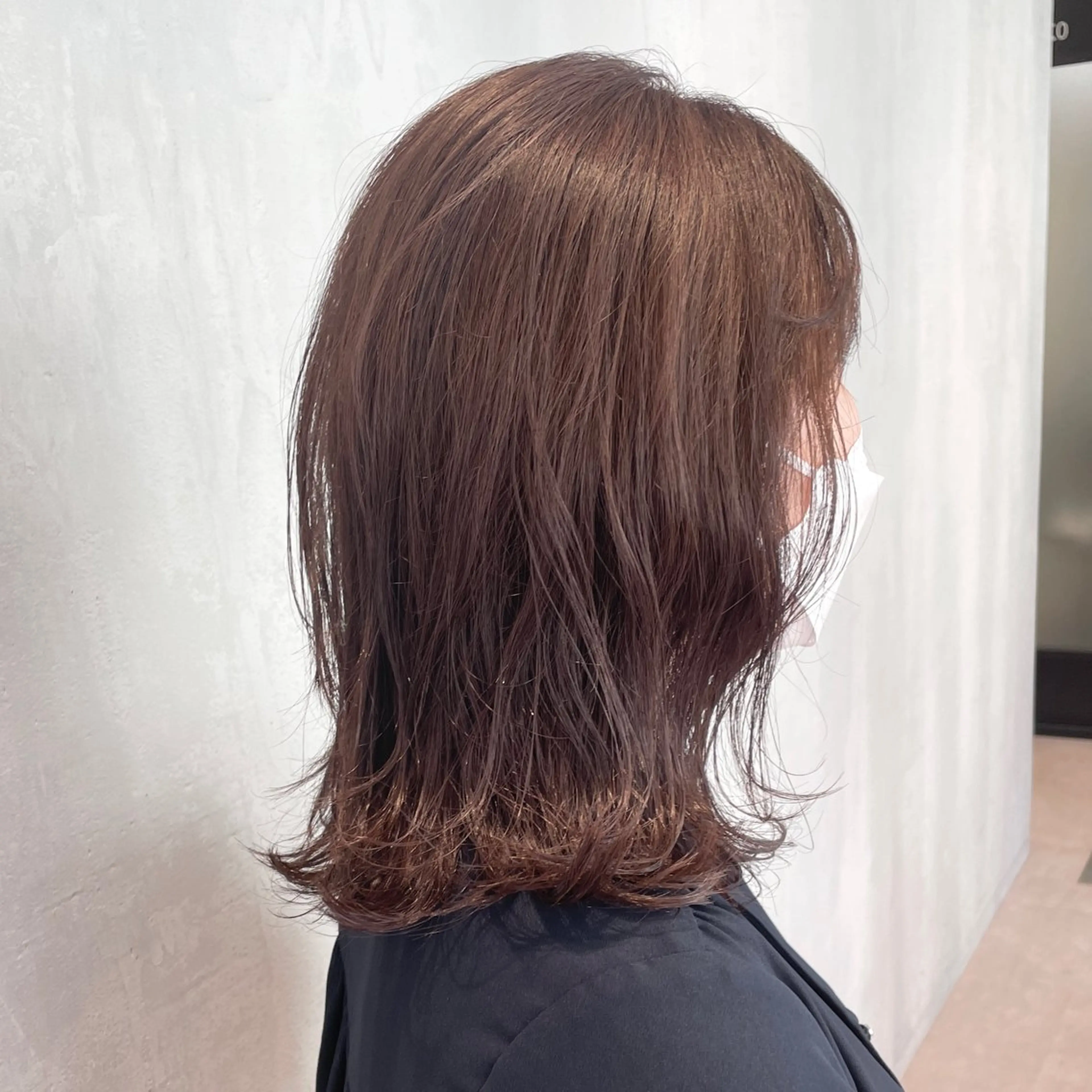 ミディアム カラー ハイライトカラー くびれヘア ハイライト ヘアカラー トリートメント DX SHARE SALON所属・matka白髪ぼかし 大人ヘア/KEIKOのヘアスタイル