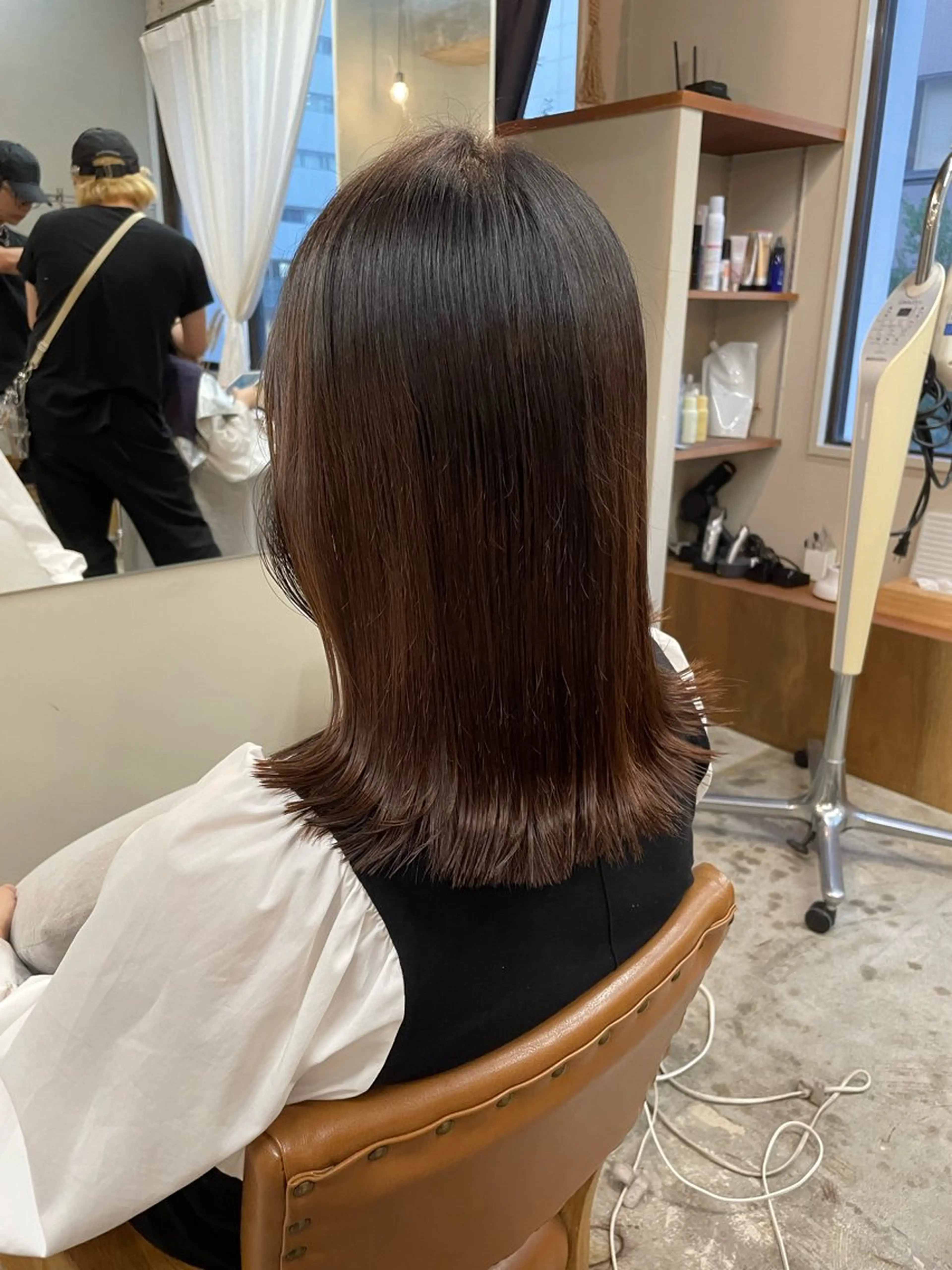 ミディアム 山下 悠月のヘアスタイル
