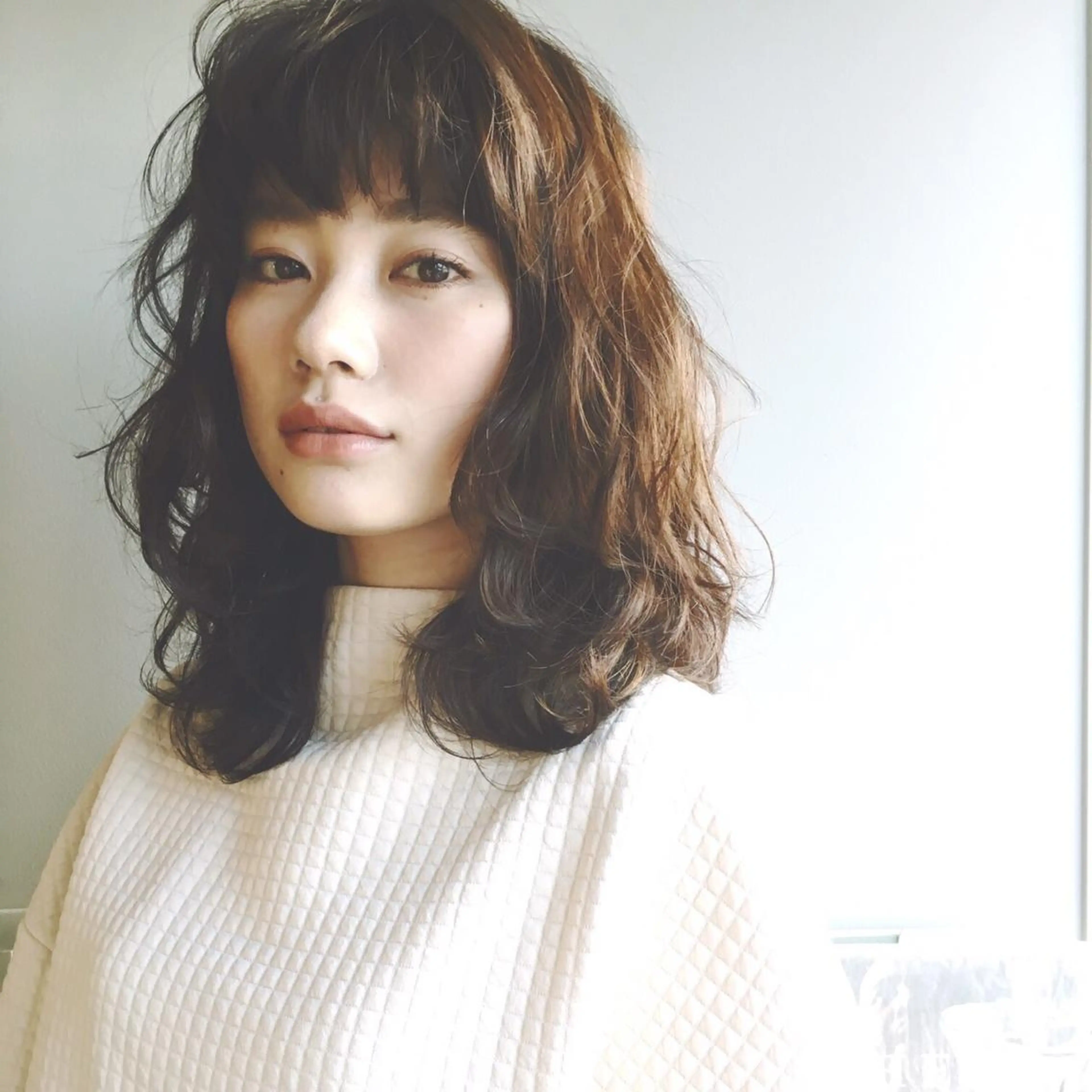 セミロング カラー 💘透明感カラー💘 沖本 将宏のヘアスタイル