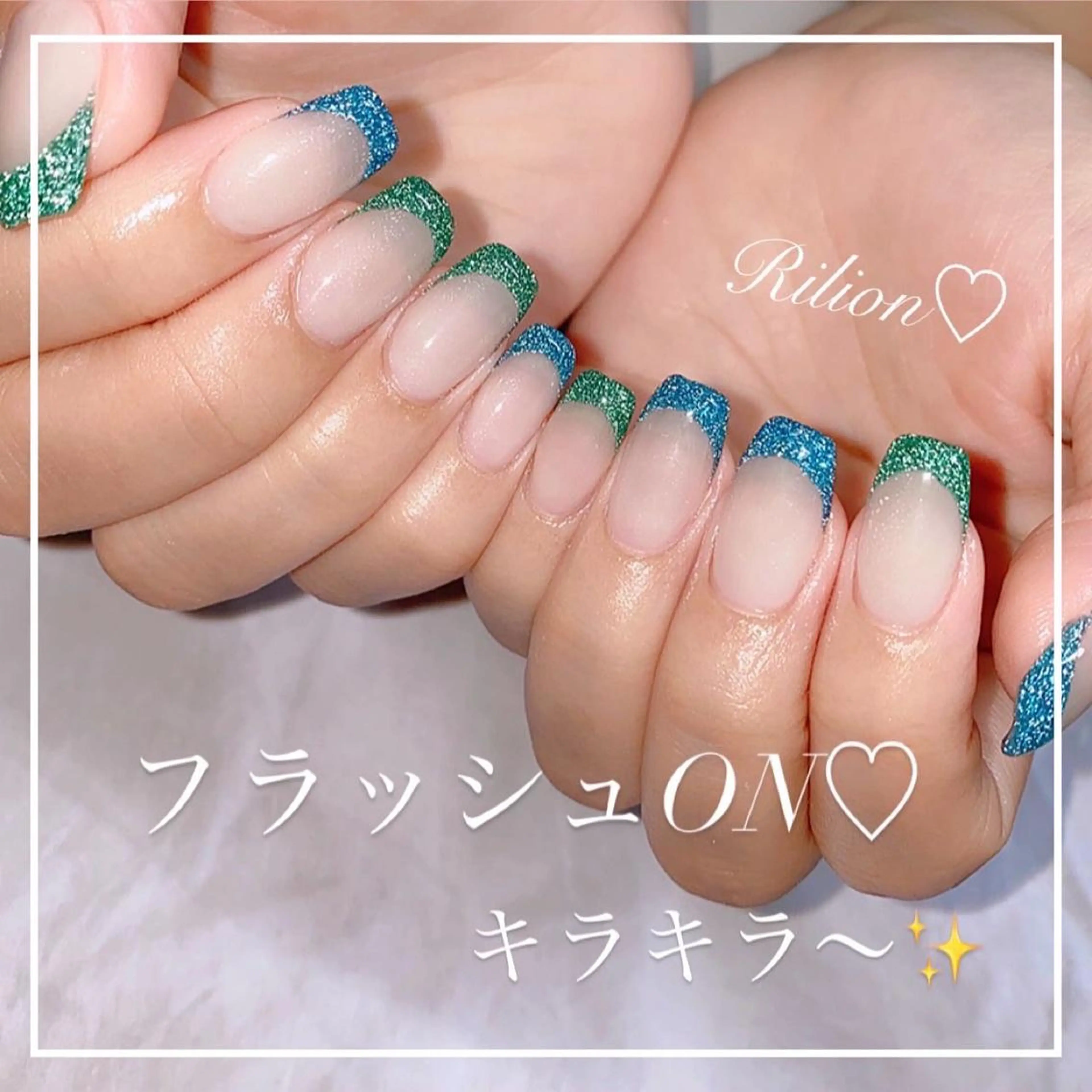 ネイル RiLion💗 Risa🦋💜のネイルデザイン