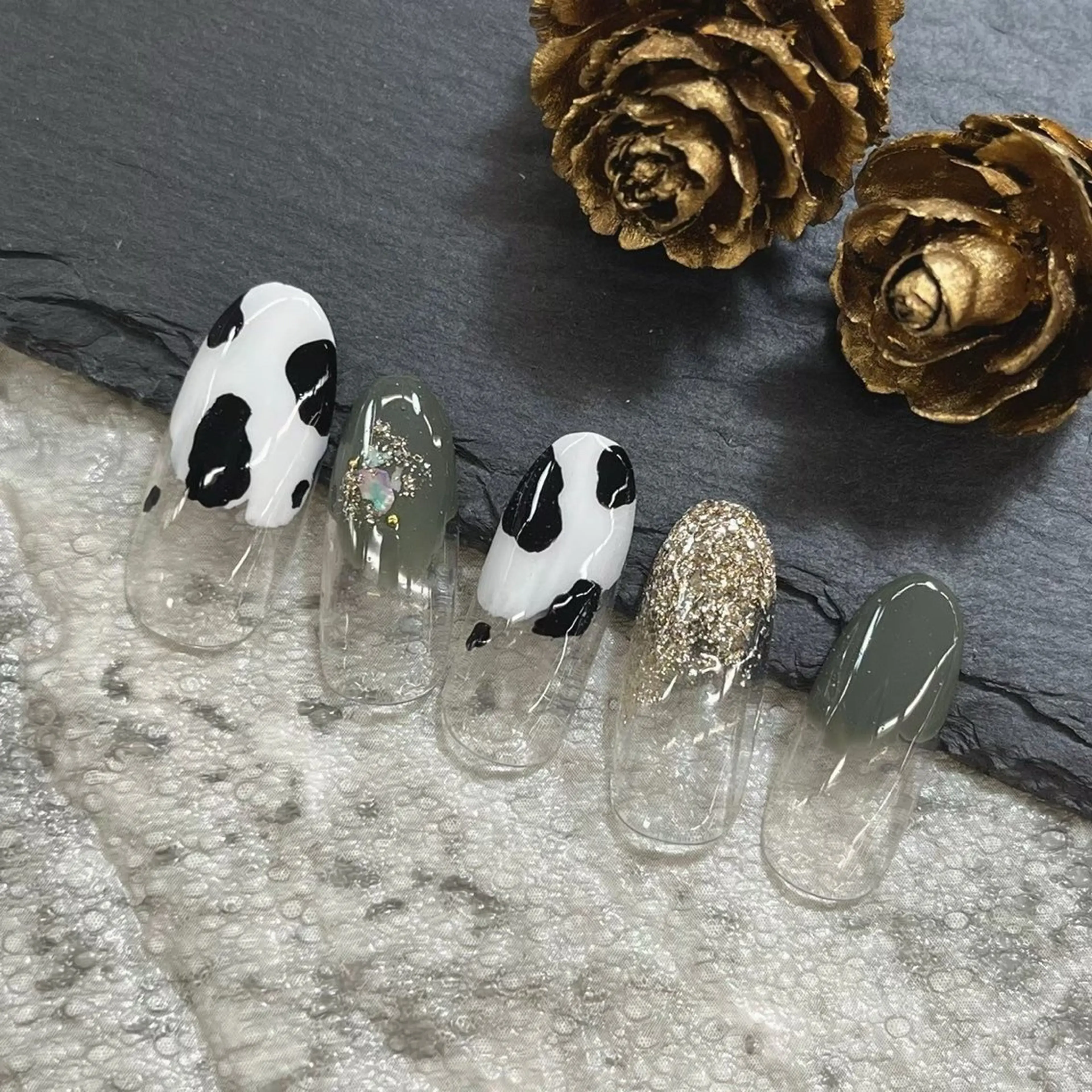 ネイル ⭐︎休業中の練習⭐︎ JNA認定講師髙橋のネイルデザイン