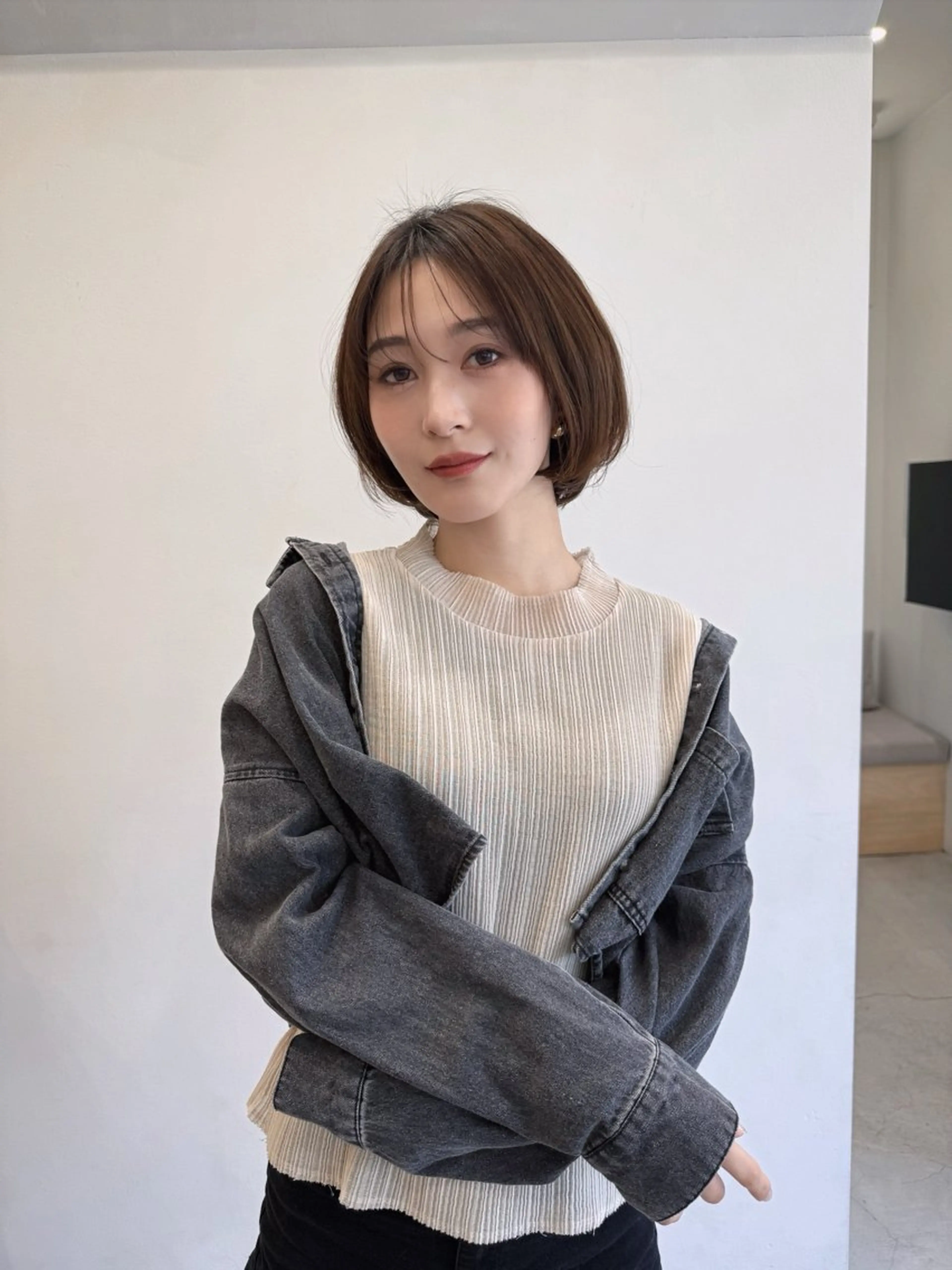ショート 💛🤍U too e’s 鎌倉🧸のヘアスタイル