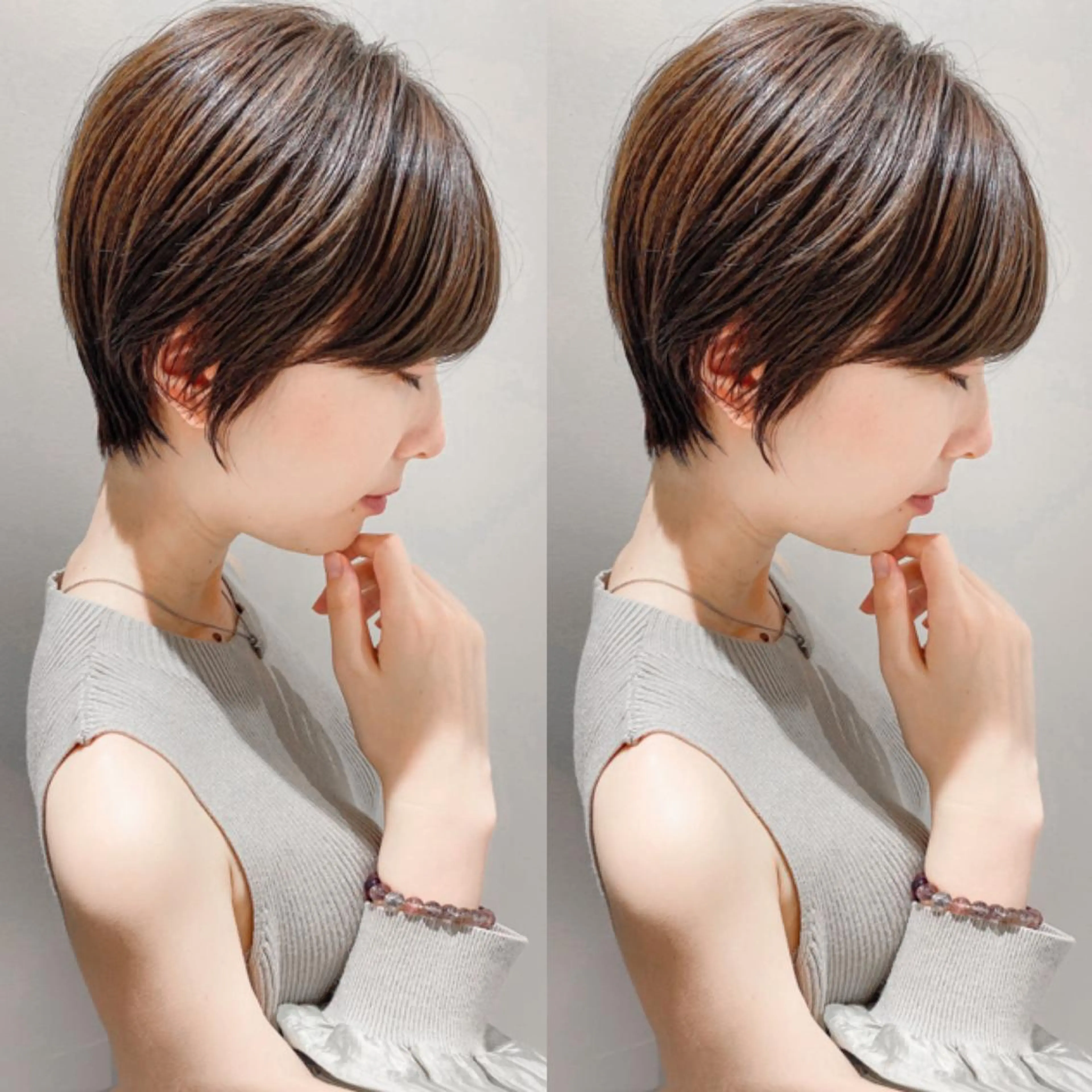 ショート カラー ヘアカラー LA KING GINZA TOKYO所属・🧡ショートの達人 🧡SHOのヘアスタイル