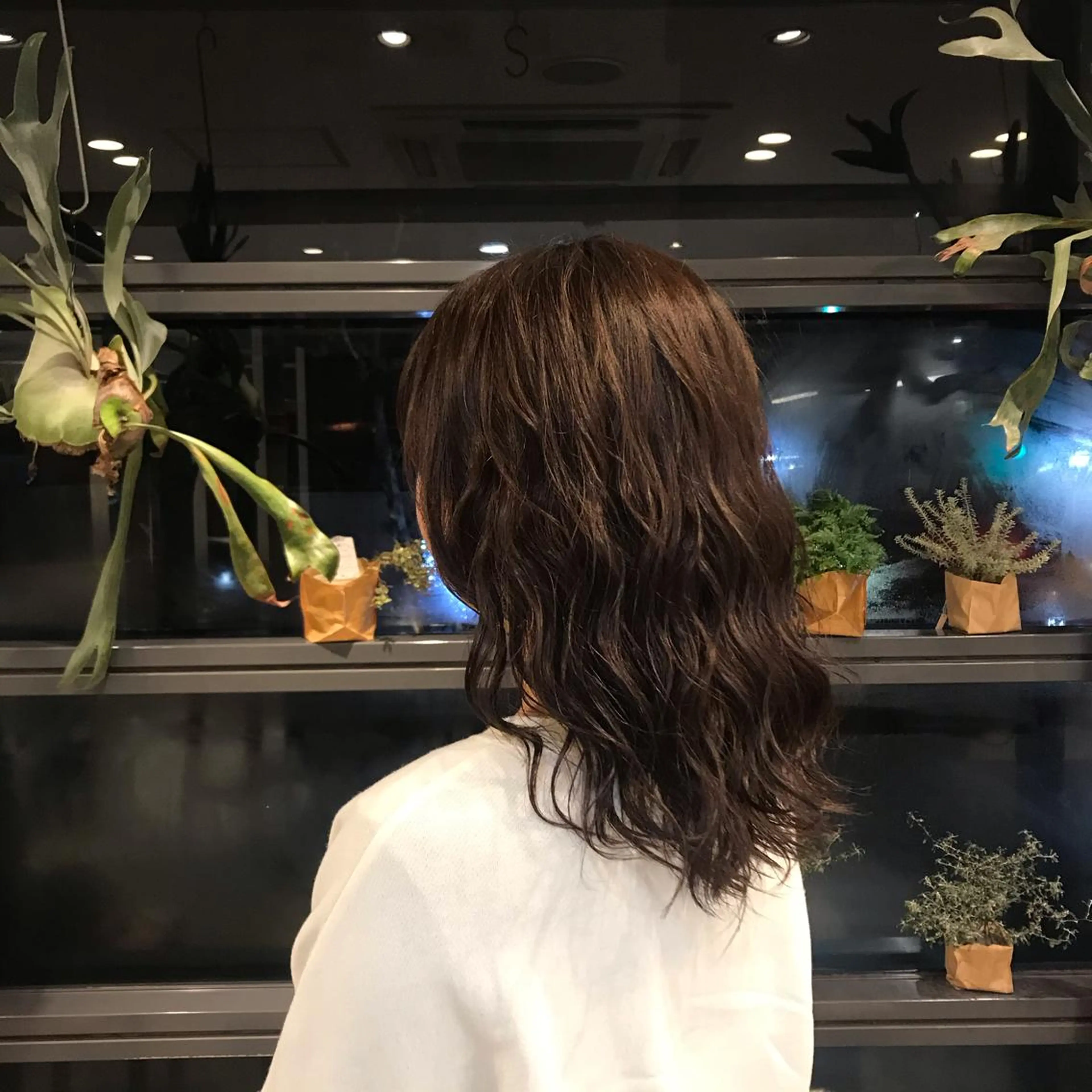 セミロング 菅原 彩加のヘアスタイル