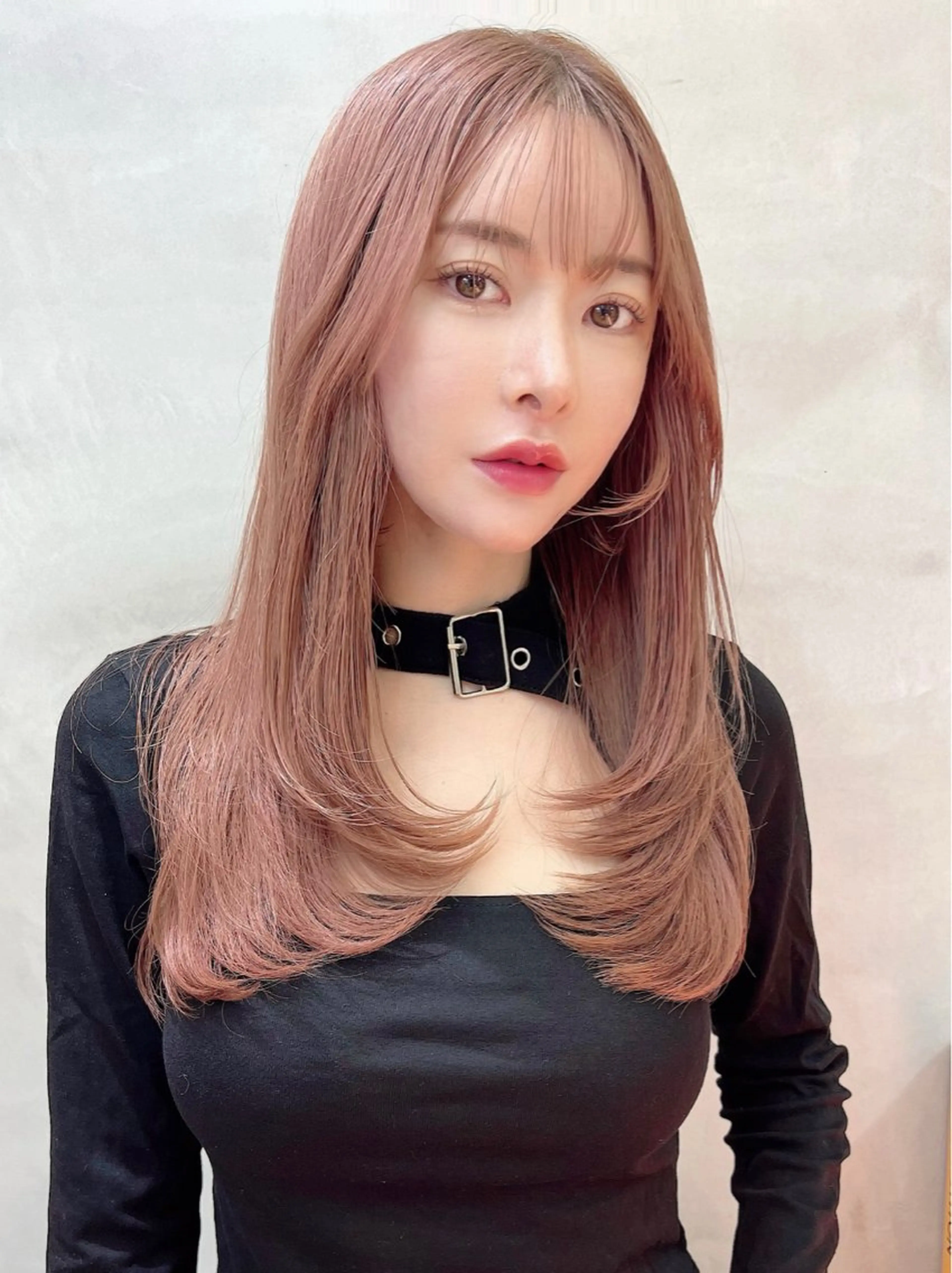 ロング カラー カット ヘアカラー トリートメント レイヤーカット /透明感カラー西田のヘアスタイル