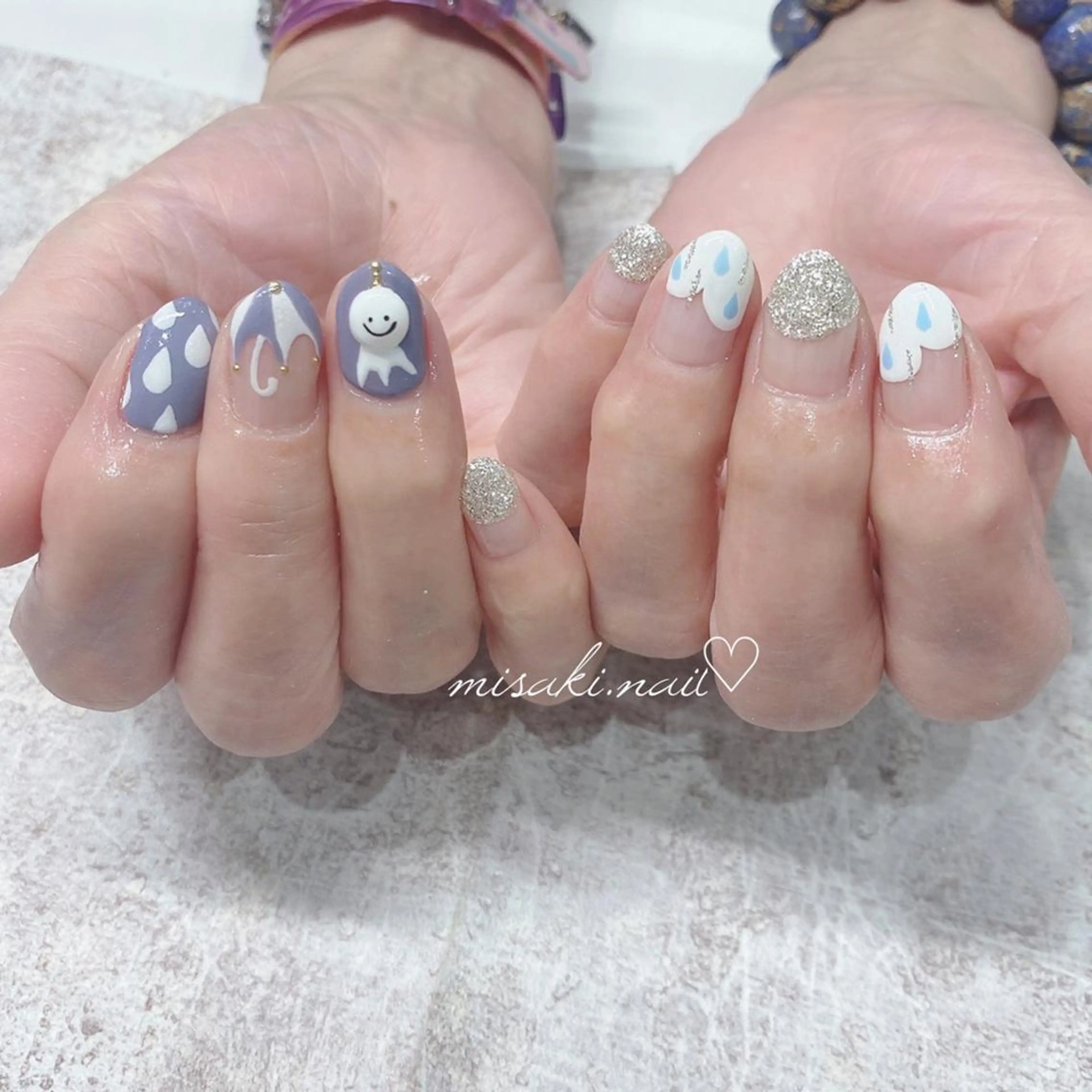 ネイル 韓国ネイル ワンホンネイル ハンドネイル nailsalon miinailsのネイルデザイン