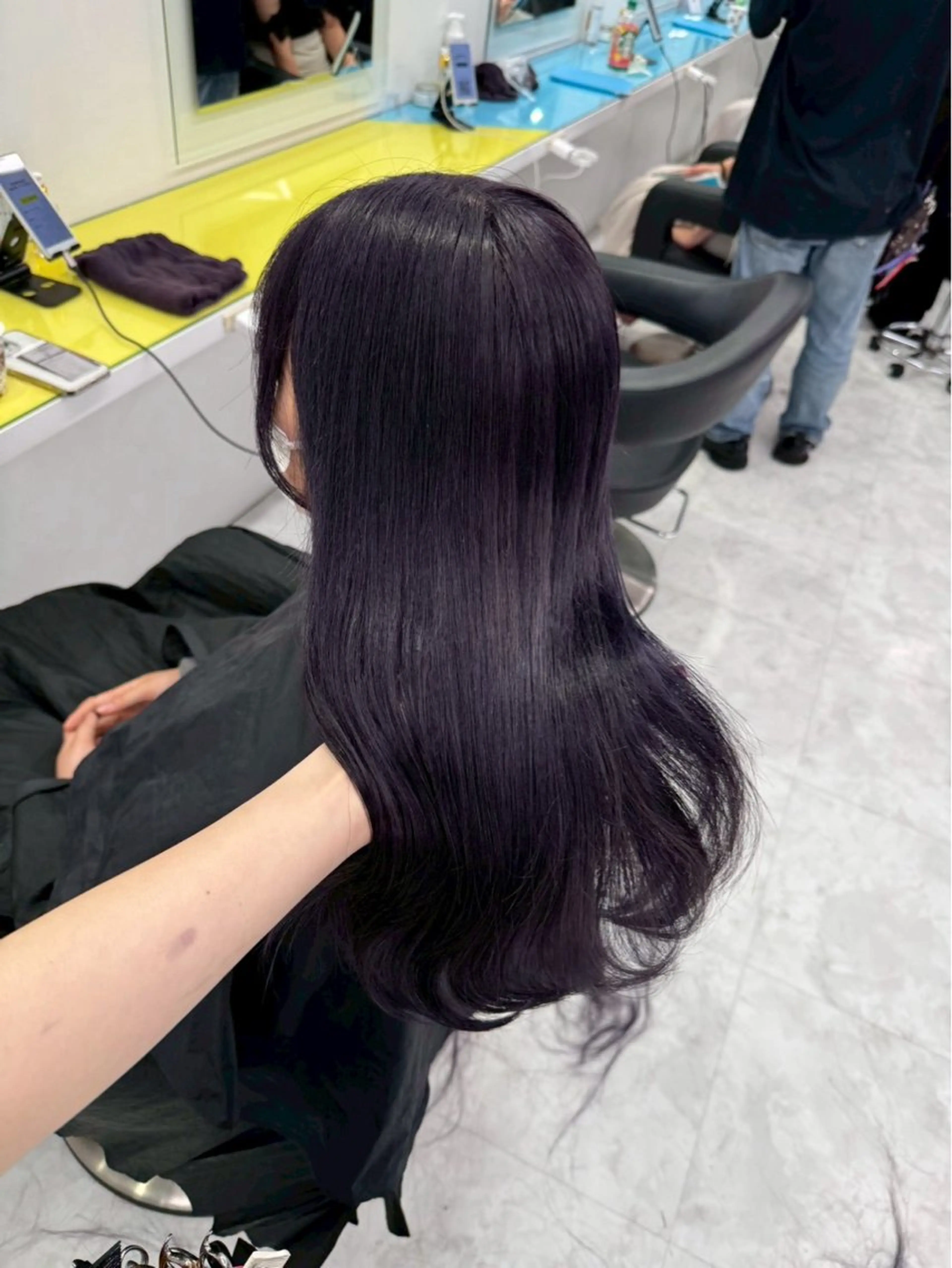 ロング ヘアカラー miku/ラベンダー 透明感カラー🪻❤︎のヘアスタイル