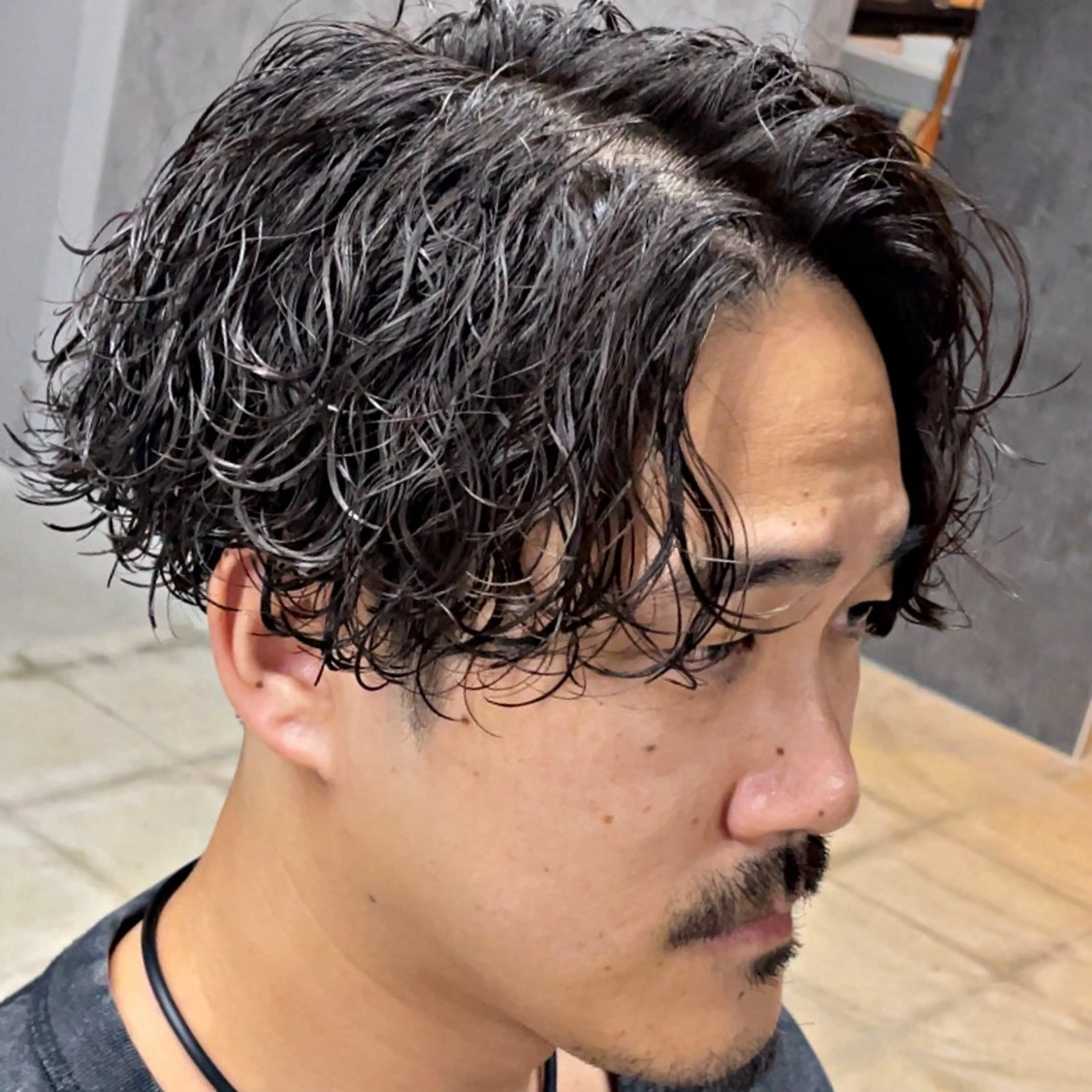 カラー パーマ メンズ 💈メッシュパーマ 特化💈ユウマ💈のヘアスタイル