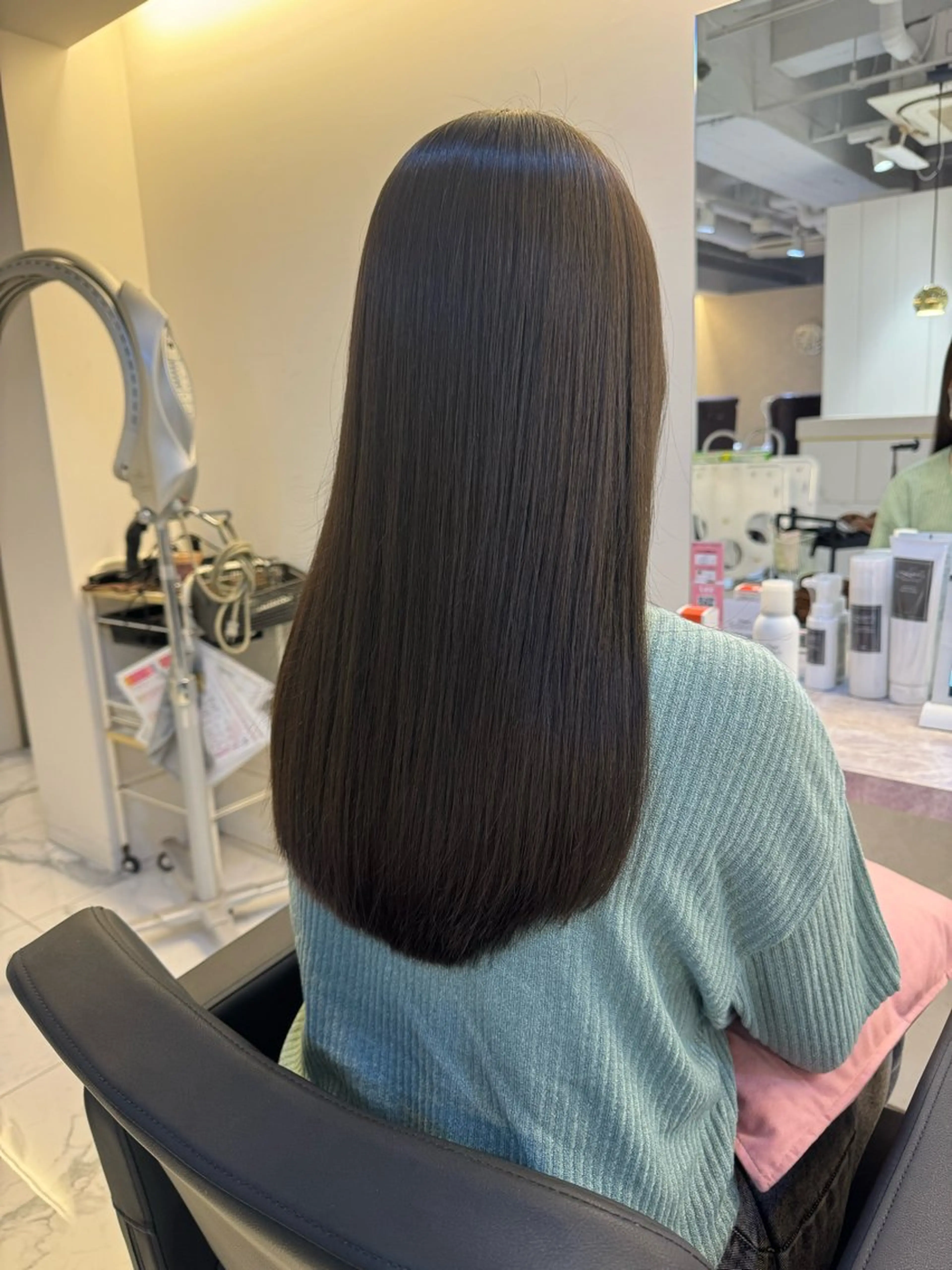 ロング 髪質改善 トリートメント 髪質改善ストレート/レイヤーカット/Lee  Horie所属・髪質改善&縮毛矯正 池本　有宏のヘアスタイル