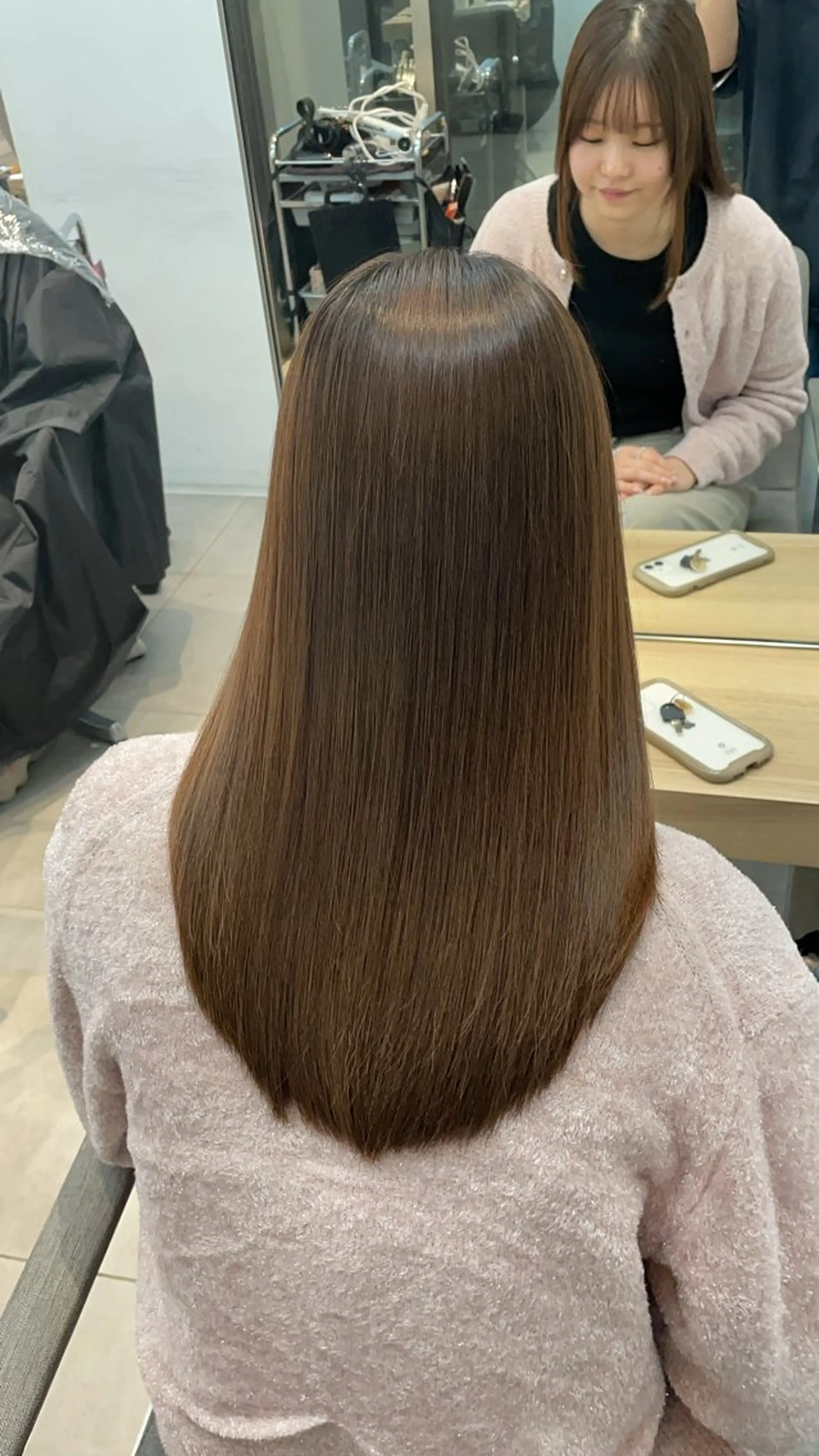 ロング カット 縮毛矯正 トリートメント ヘッドスパ ✨髪質改善✨美髪 矯正🫧小泉のヘアスタイル