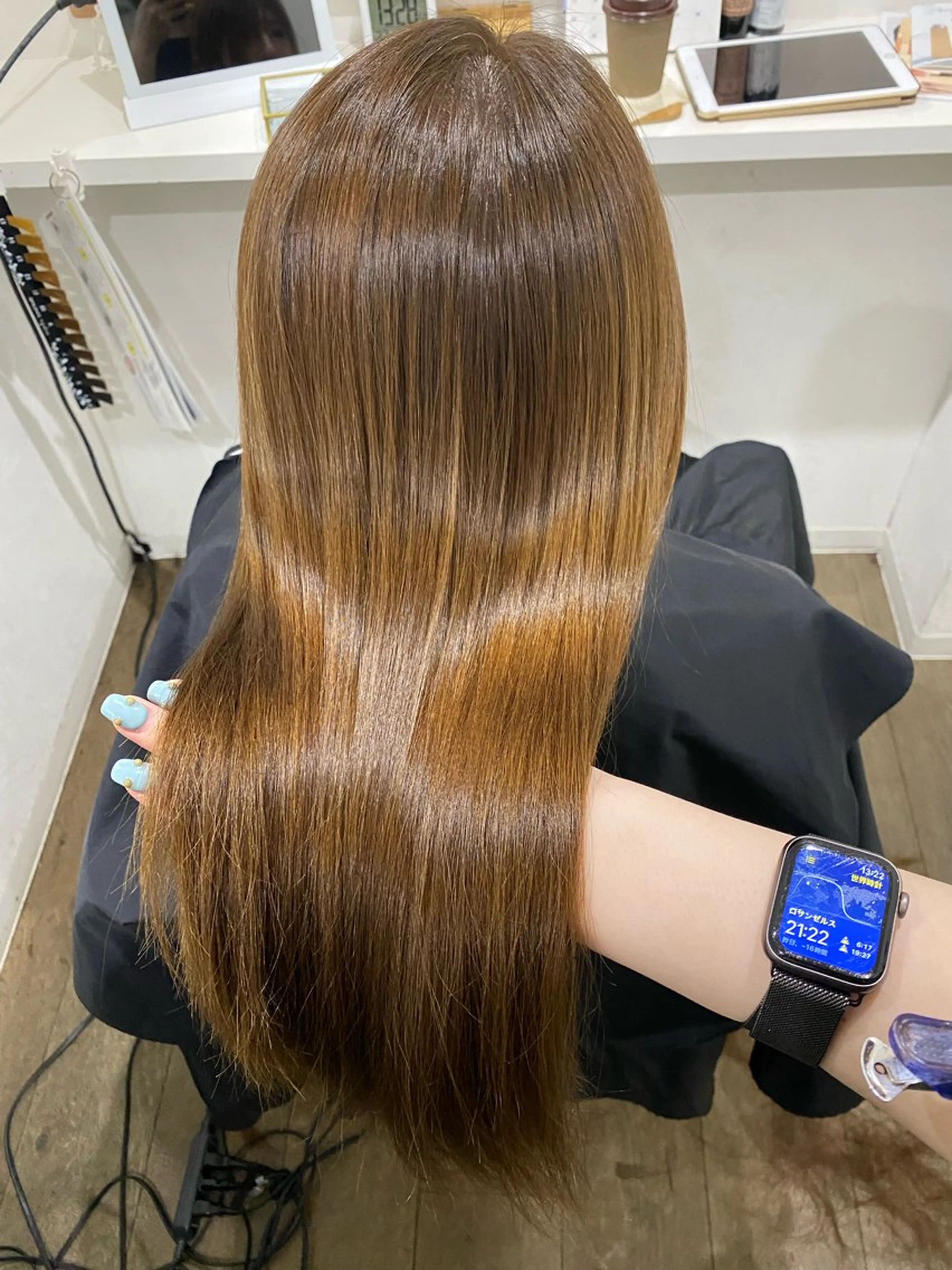 ロング カット 縮毛矯正 Jewel  Box東梅田所属・髪質改善サロン 梅田/ヨナミネのヘアスタイル