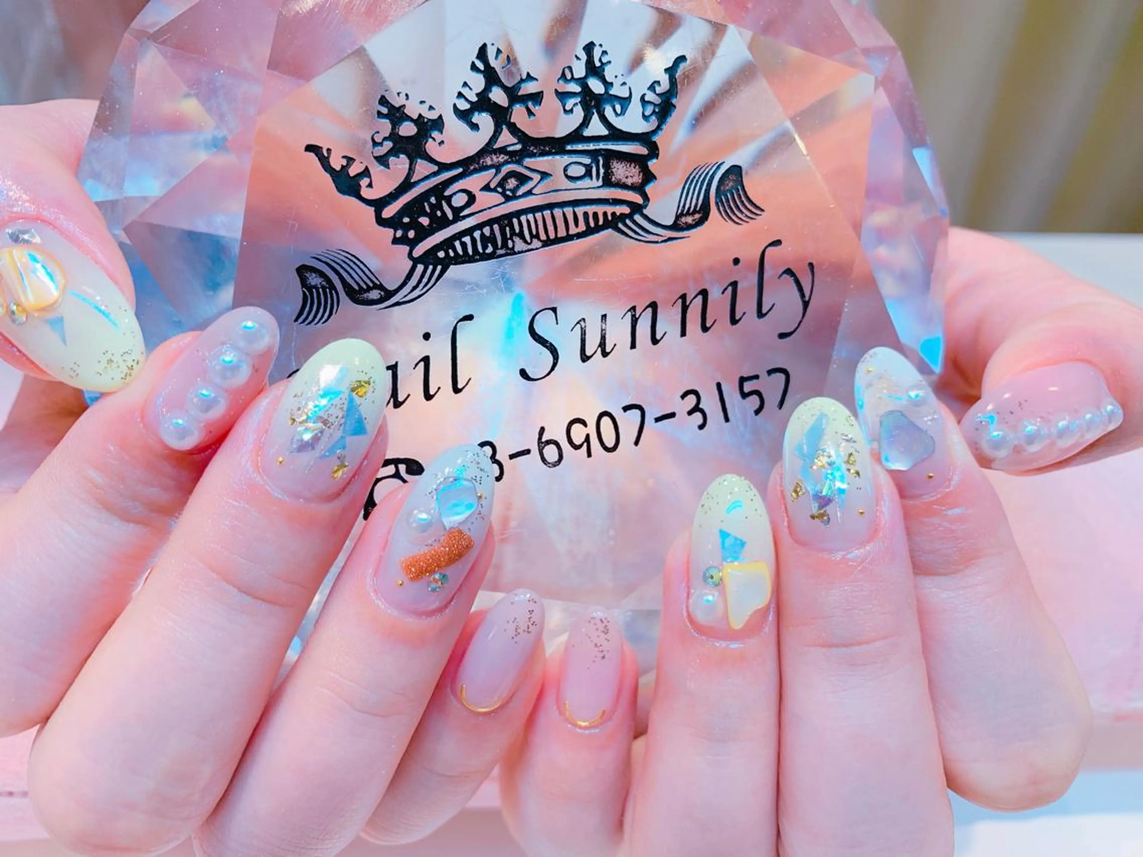 ネイル 長さだし専門店 M2　rikaのネイルデザイン