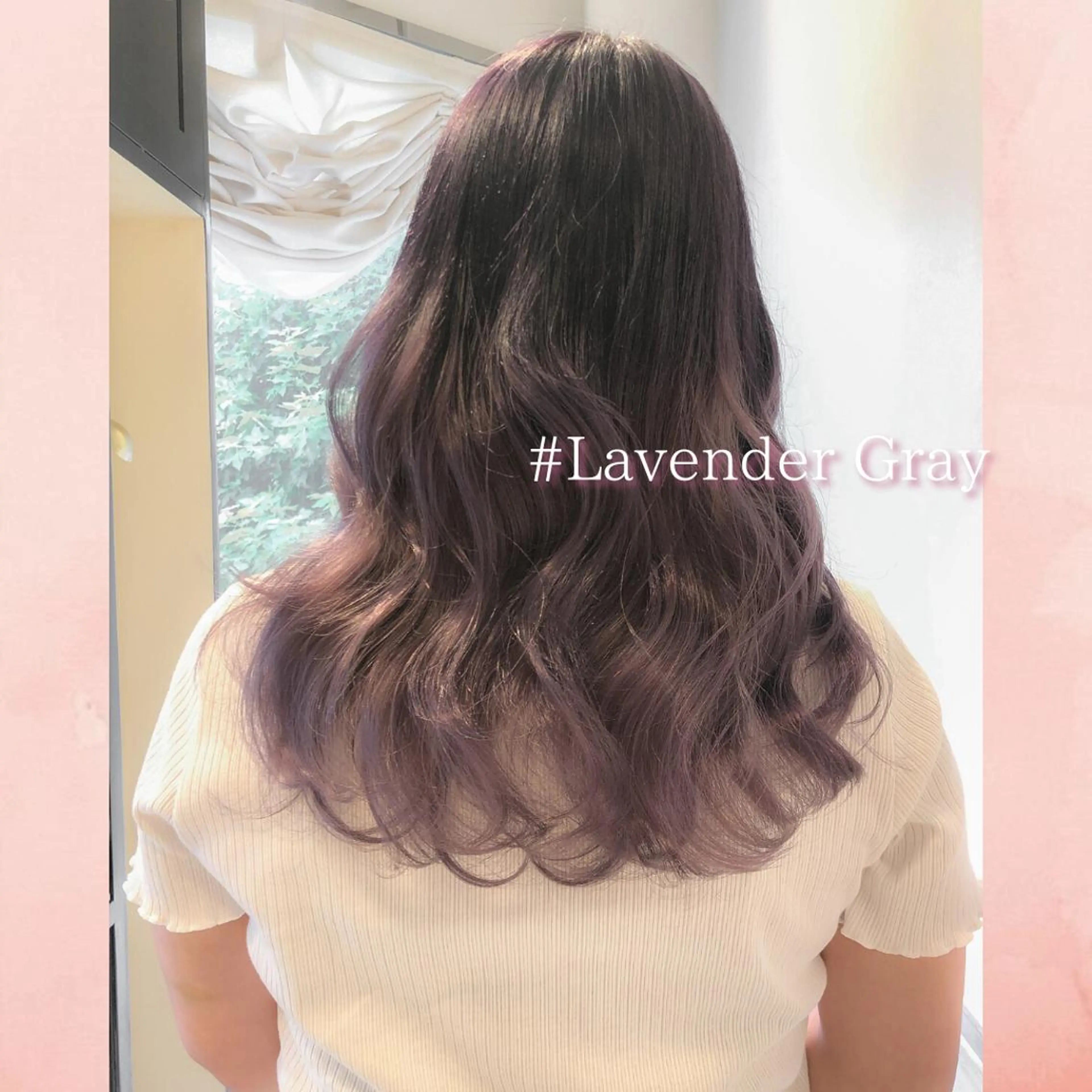 セミロング カラー ブリーチ ヘアカラー LOTTA CUCCI所属・miyu /トレンド カラー×艶髪のヘアスタイル