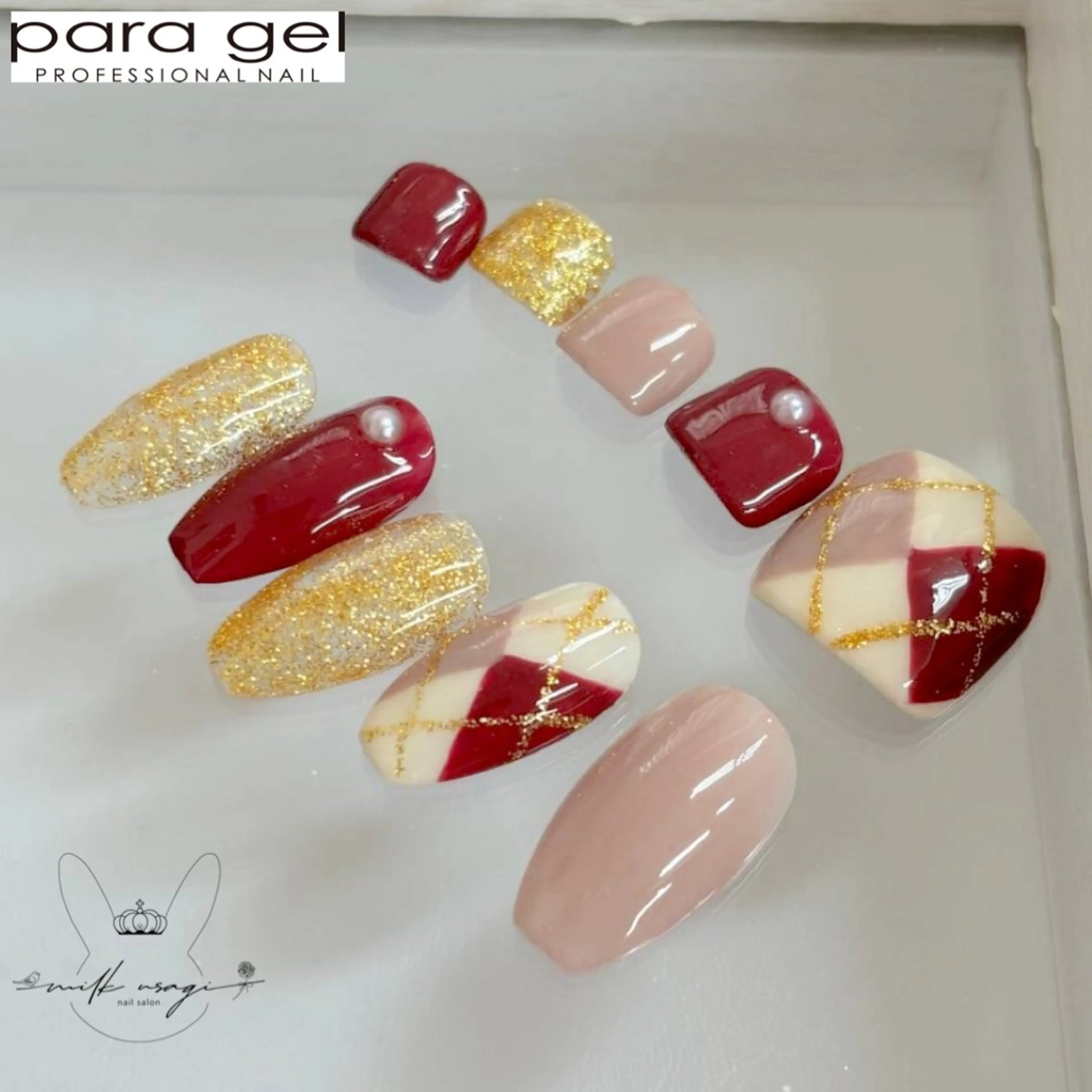 ネイル パラジェル専門店　認定サロンMILK USAGI三宮店所属・石堂 香のネイルデザイン