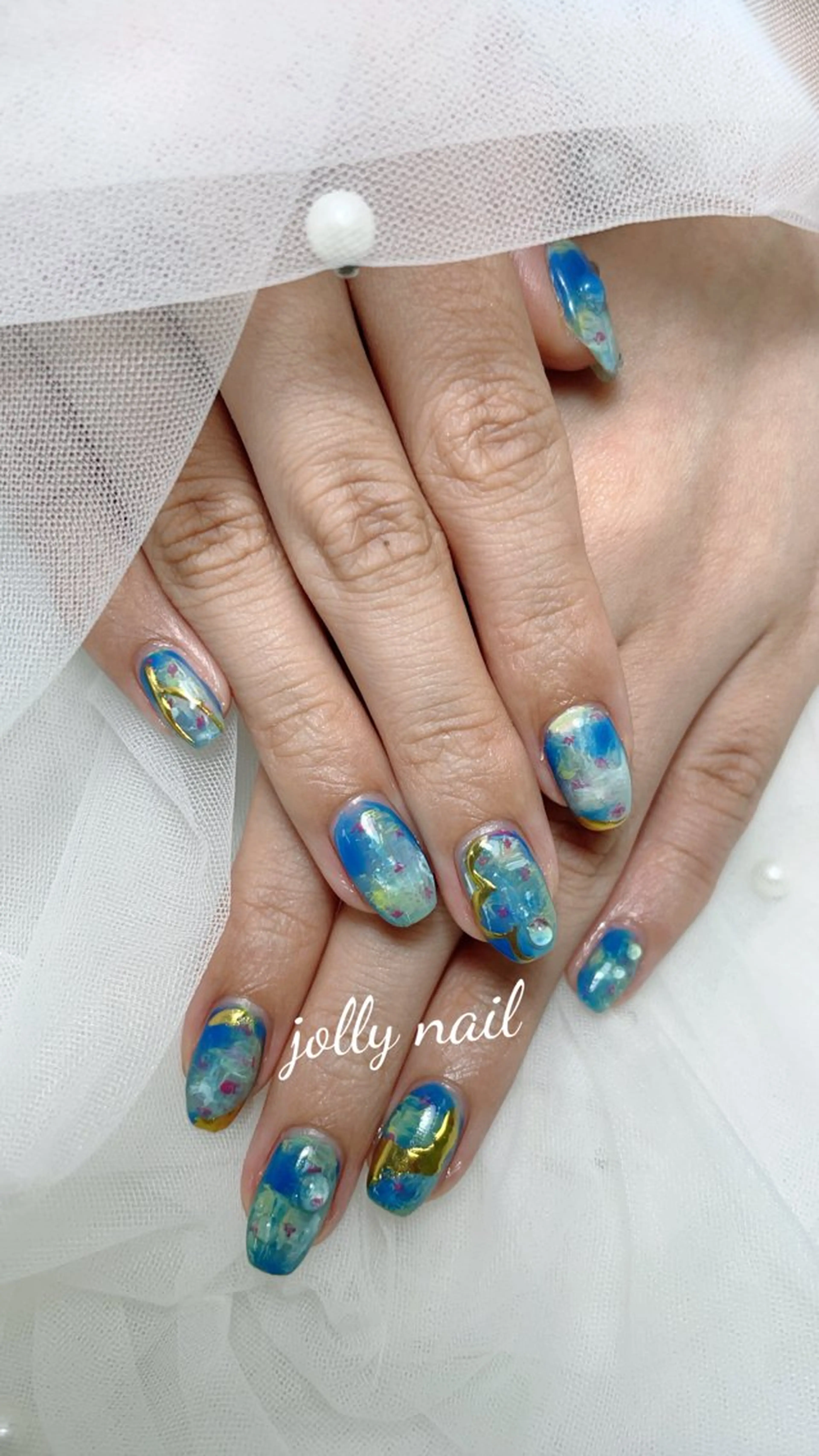 ネイル ハンドネイル Gloss nail salonジェル&長さだし専門店所属・Meri💅ジェル& チップ長さだし専門のネイルデザイン