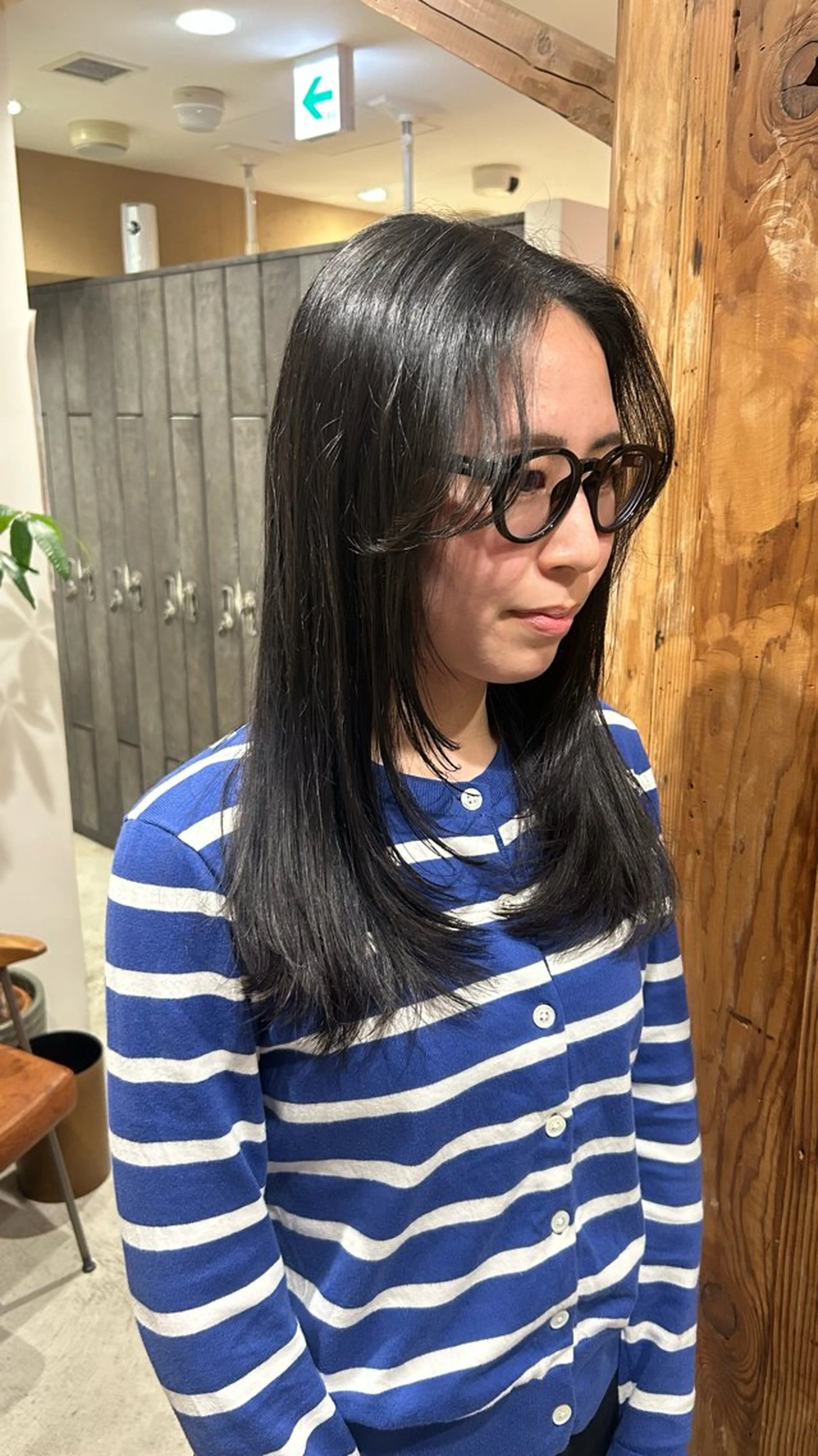 セミロング 顔まわりレイヤー 顔周りカット 韓国風ヘア レイヤーカット カット ボブレイヤー/ ブリーチ/miyuuのヘアスタイル