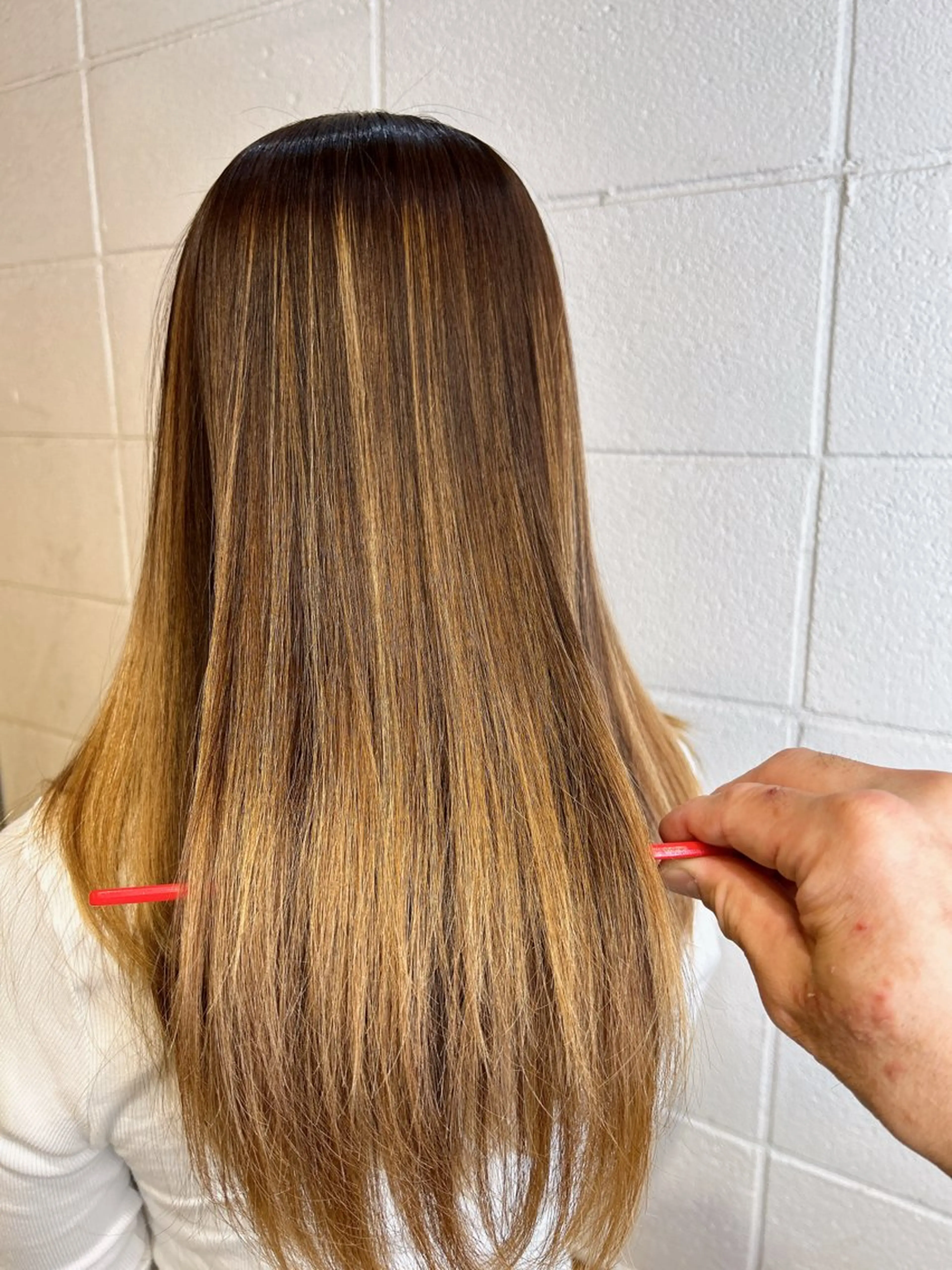 ロング カラー パーマ ヘアアレンジ ブリーチ カット 縮毛矯正 トリートメント ⭐️ハイクオリティ カラー杉本雄志⭐️のヘアスタイル