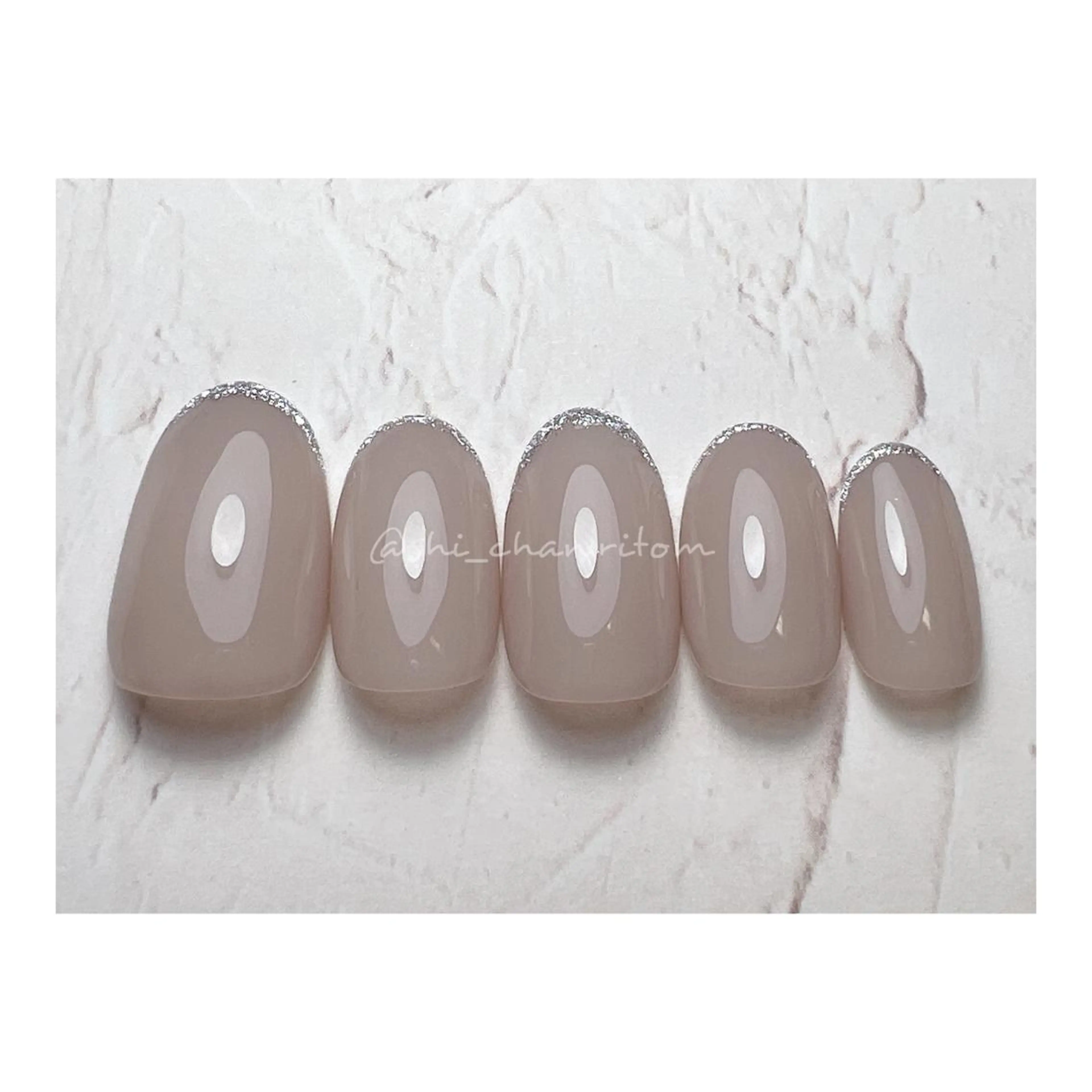 ネイル シンプルネイル ritom.nail所属・nailist shioriのネイルデザイン