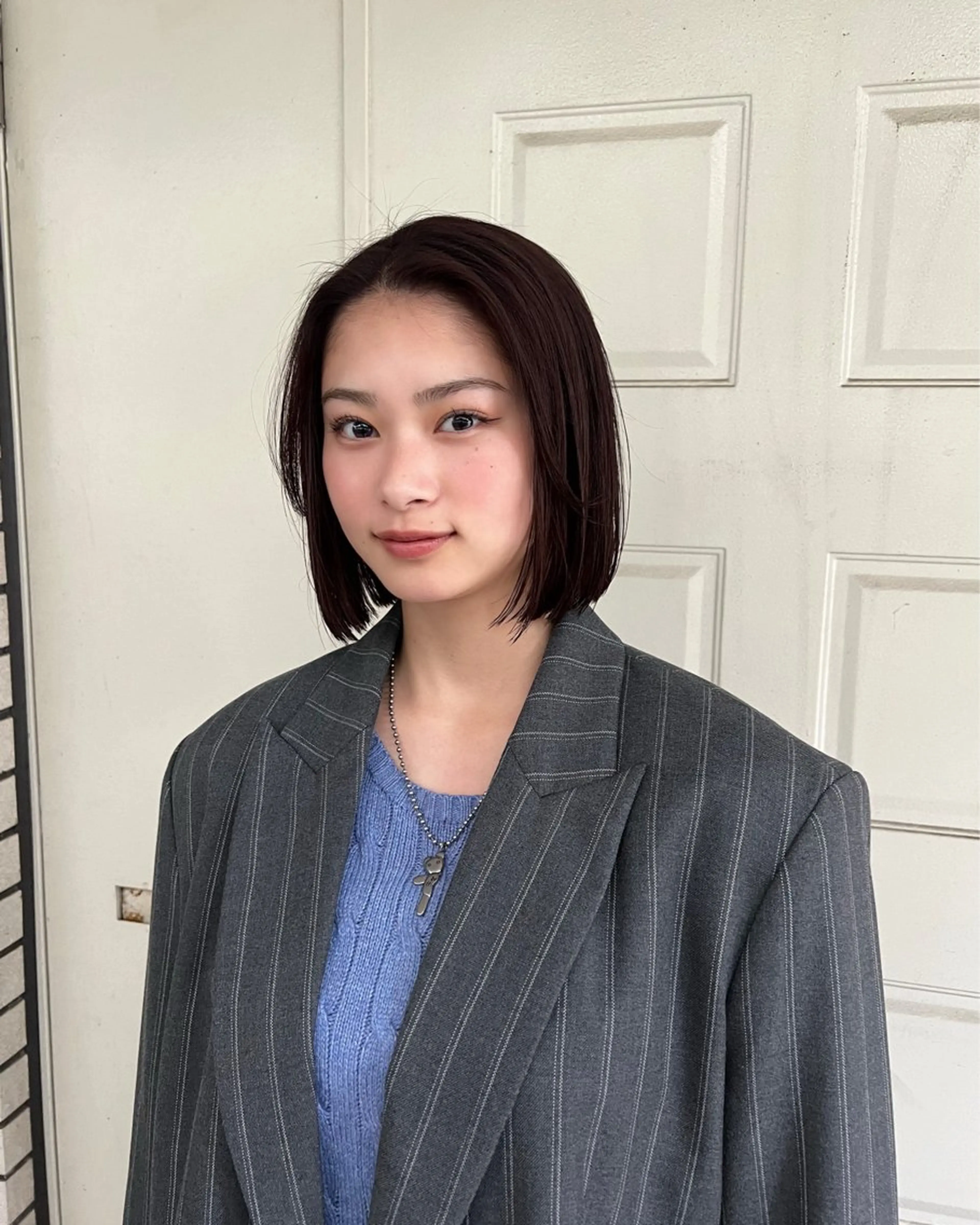 ショート チョコレートブラウン まろやか透明感カラー ♡MANAのヘアスタイル