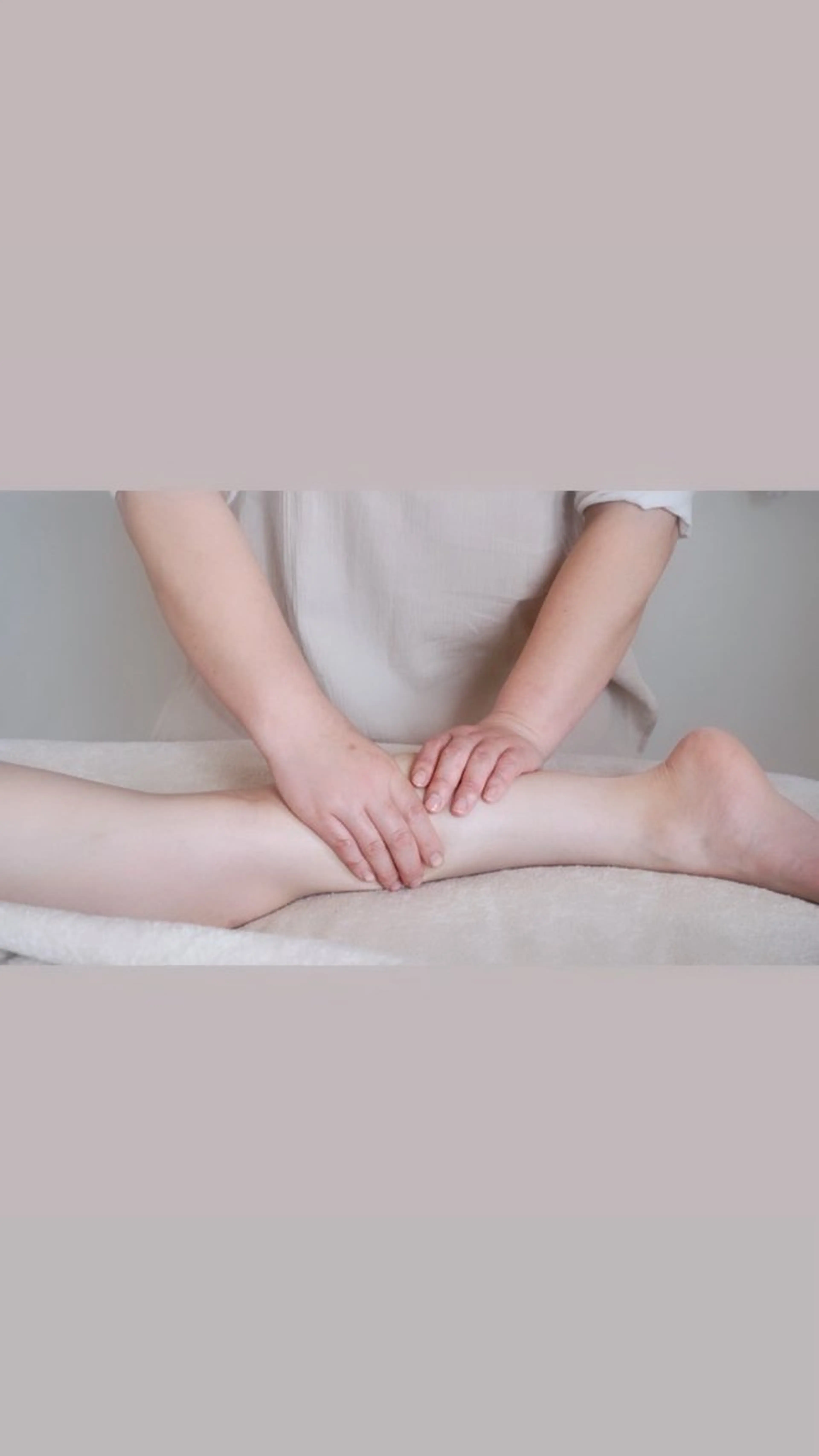 【minimo限定・脚ケア】脚裏＋脚表ケアの写真