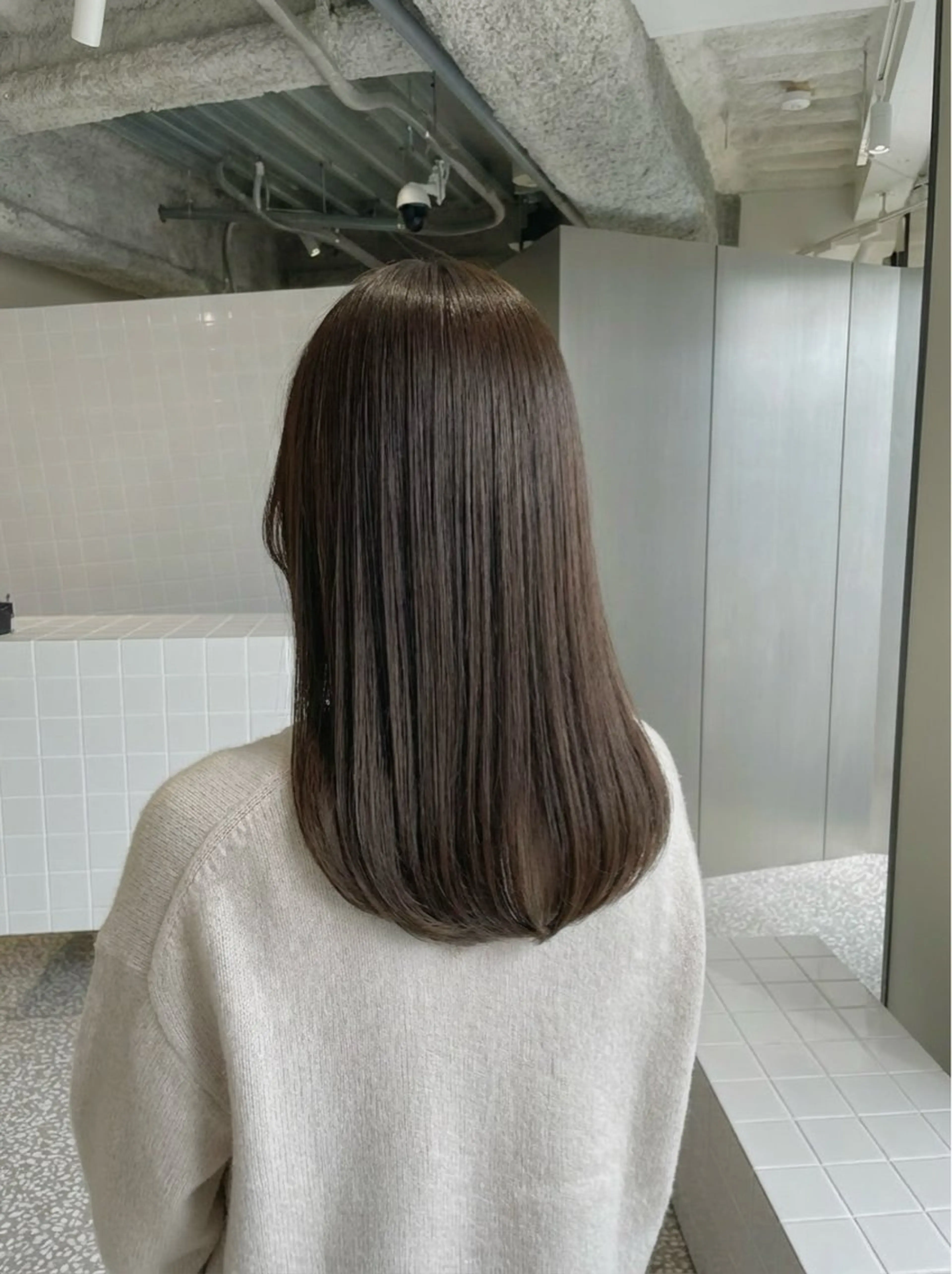 ミディアム カラー 梅田/縮毛矯正/ 髪質改善/イサミのヘアスタイル