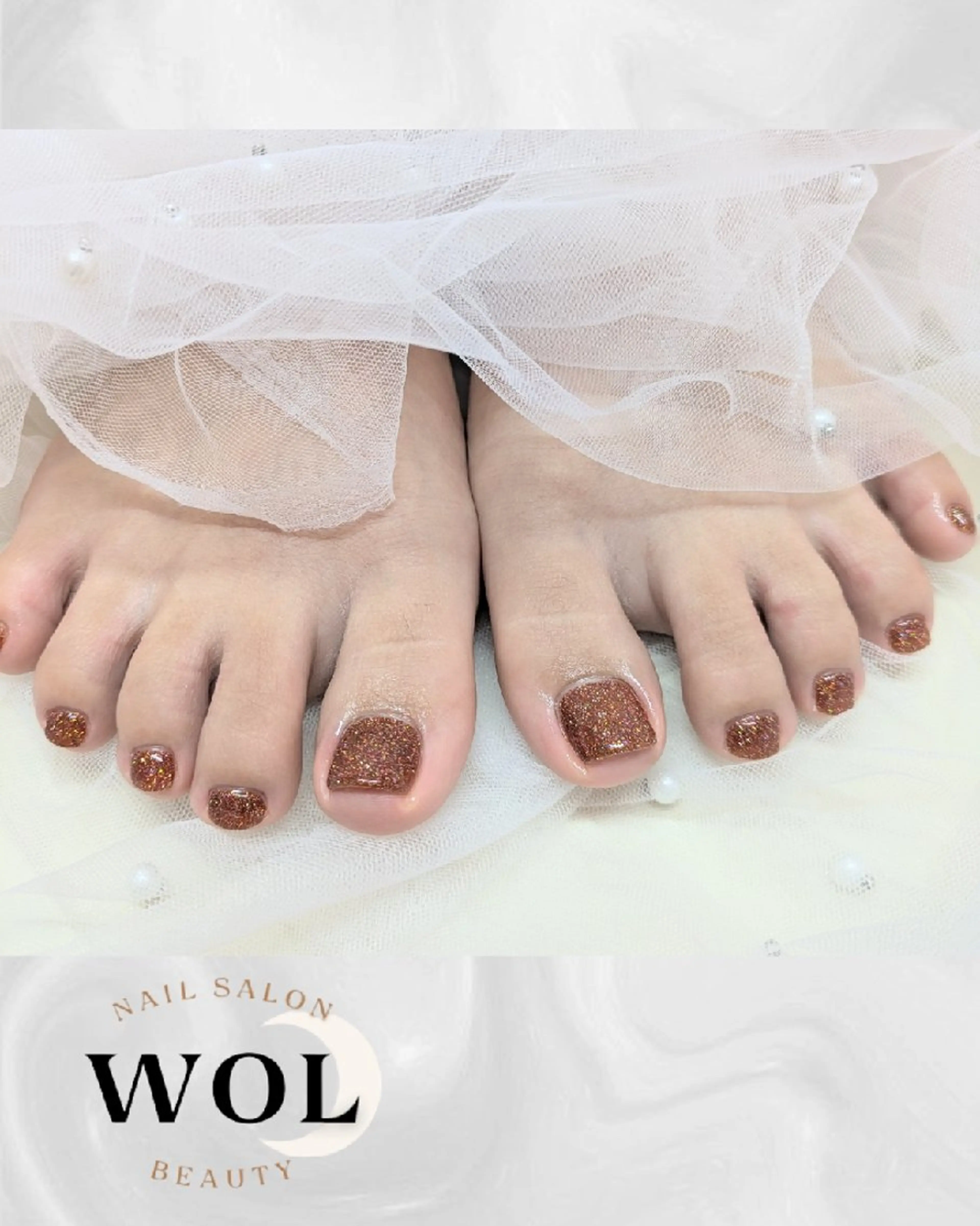 ネイル フットネイル nailsalon🌙WOL所属・WOL🌙 momokoのネイルデザイン