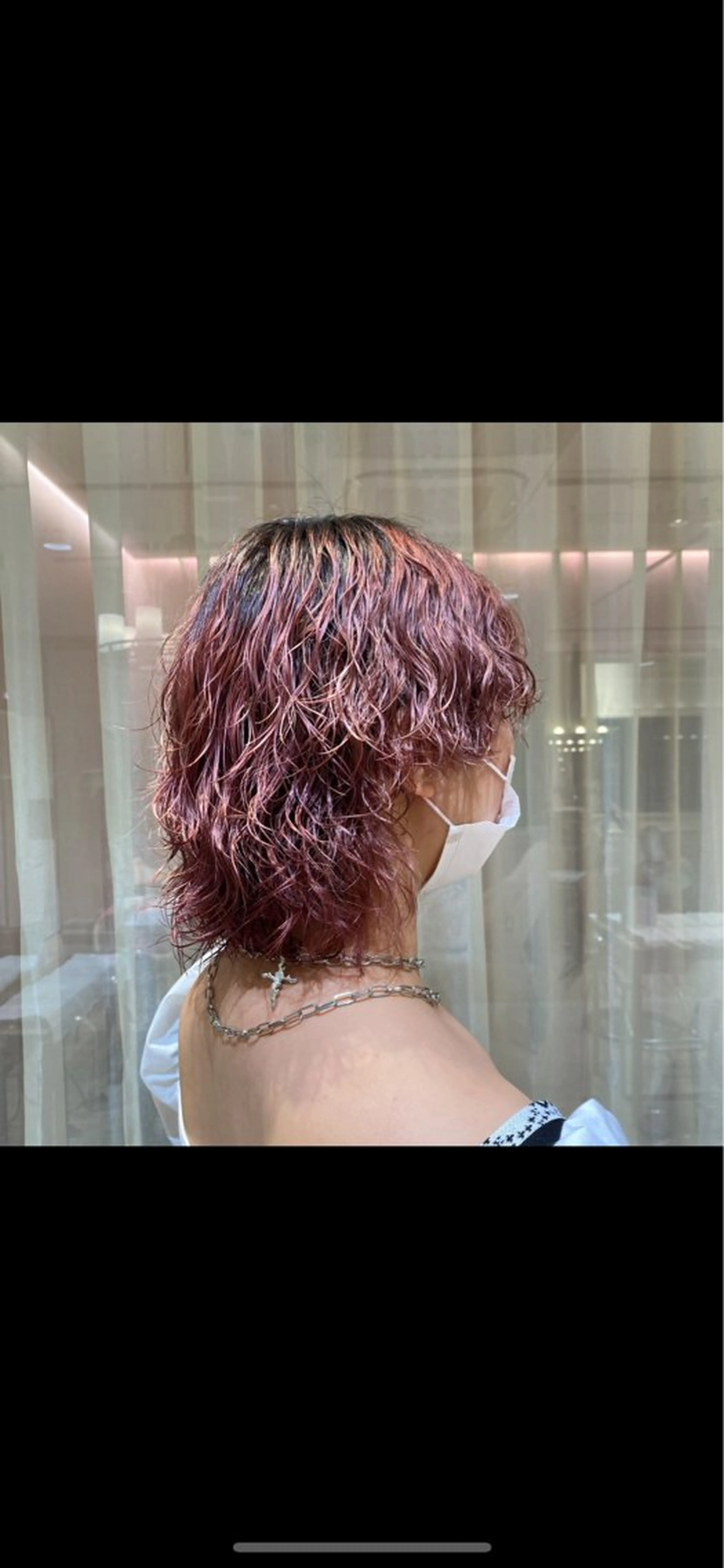 ミディアム 🦕望月渉🦕 パーマ🌪️ブリーチのヘアスタイル