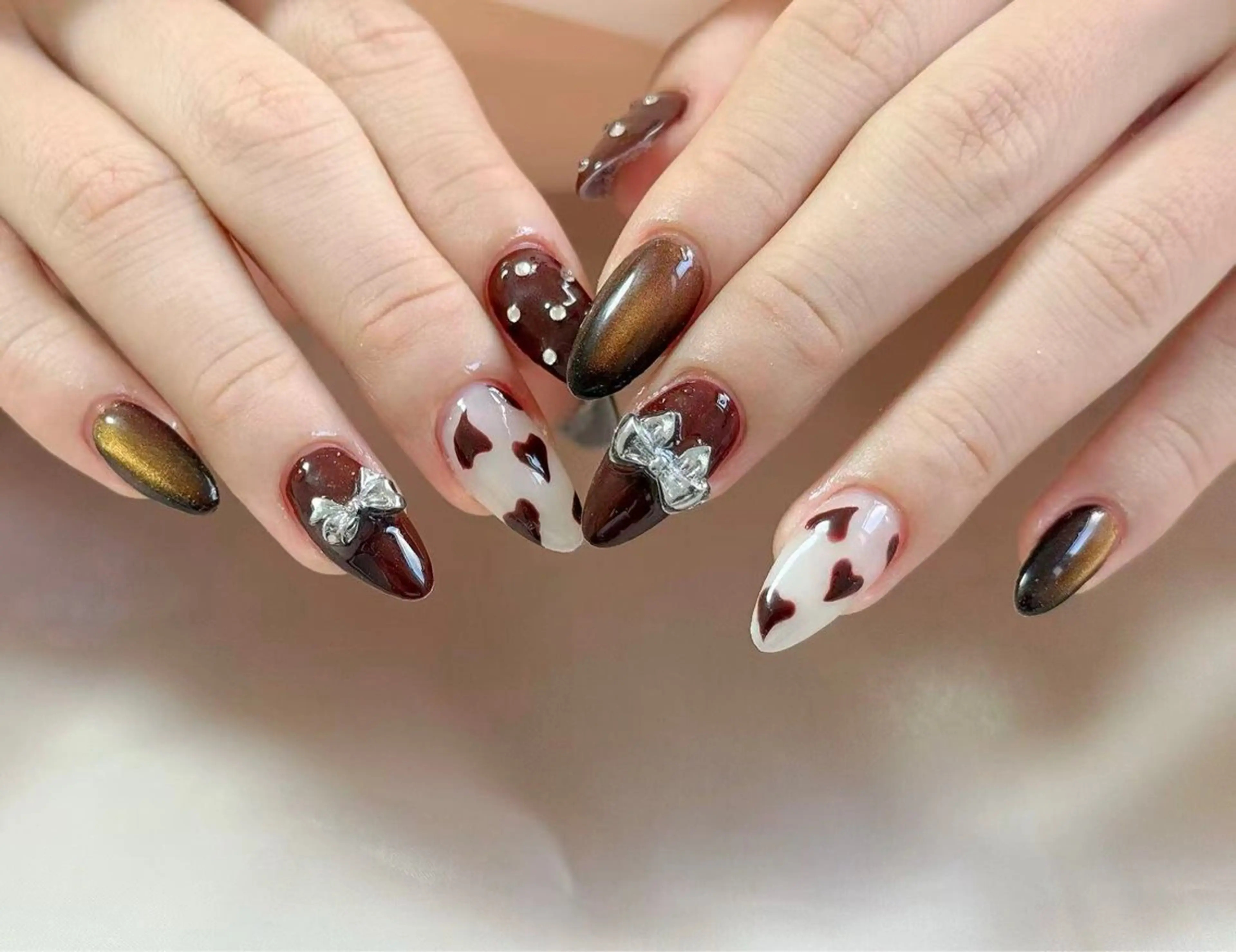 ネイル ハンドネイル 小 雨のネイルデザイン