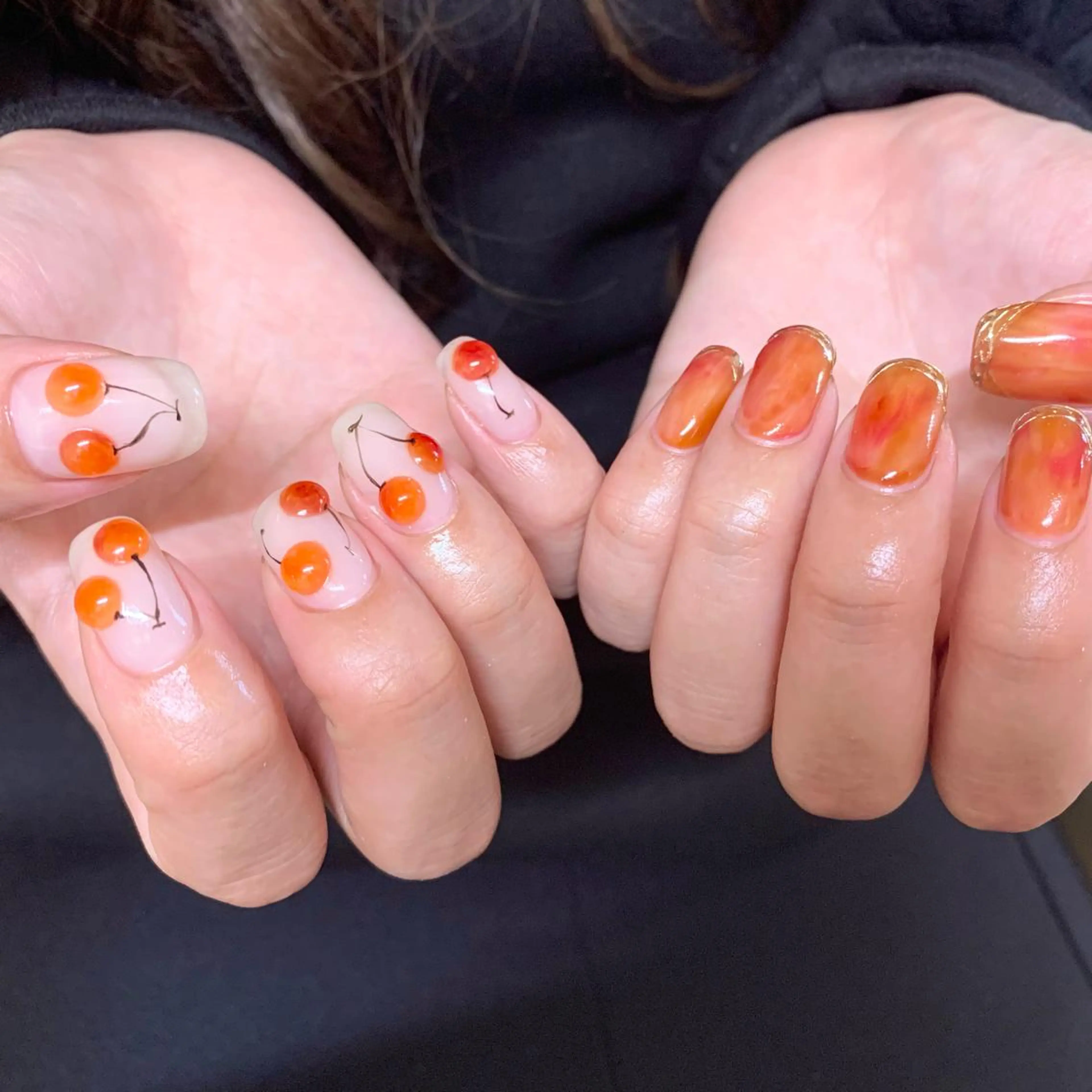 ネイル ハンドネイル ウシク ミユキのネイルデザイン