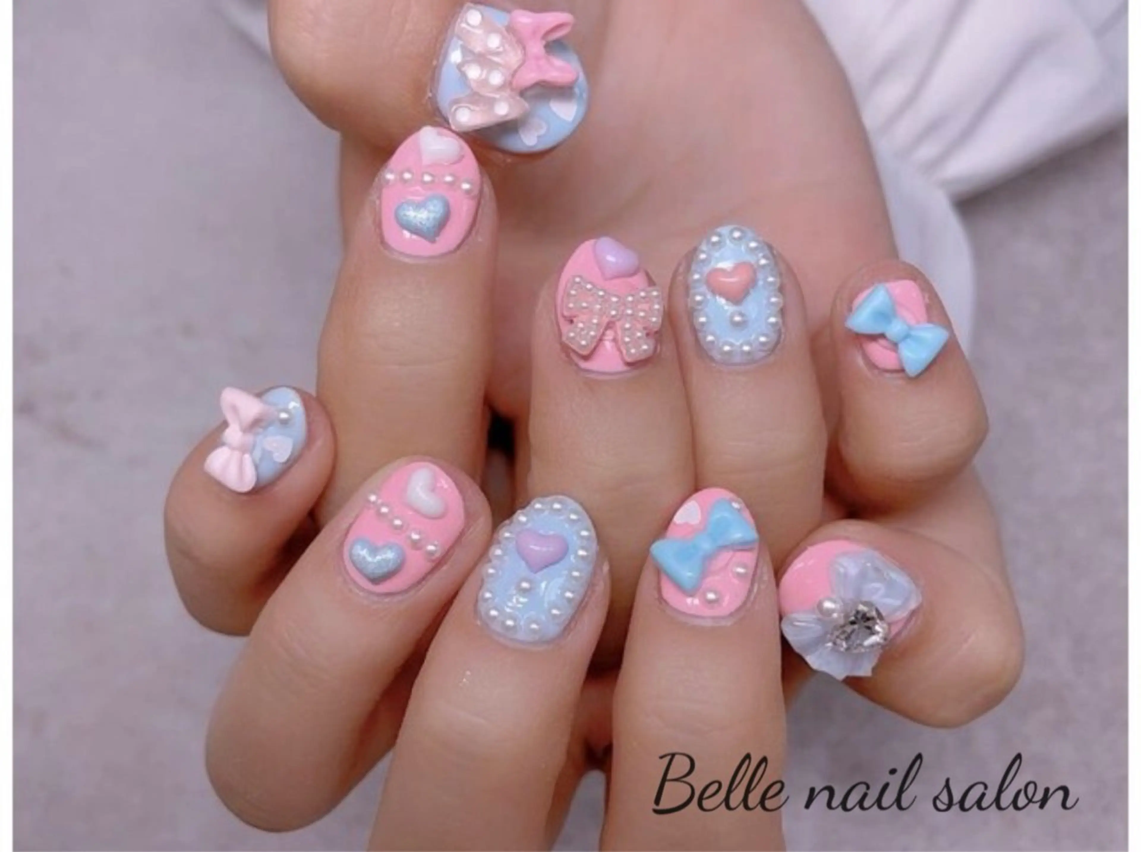 ネイル オーロラネイル フットネイル 韓国ネイル ラメ(グリッター) ラメグラデーション Belle nail salon 新小岩のネイルデザイン