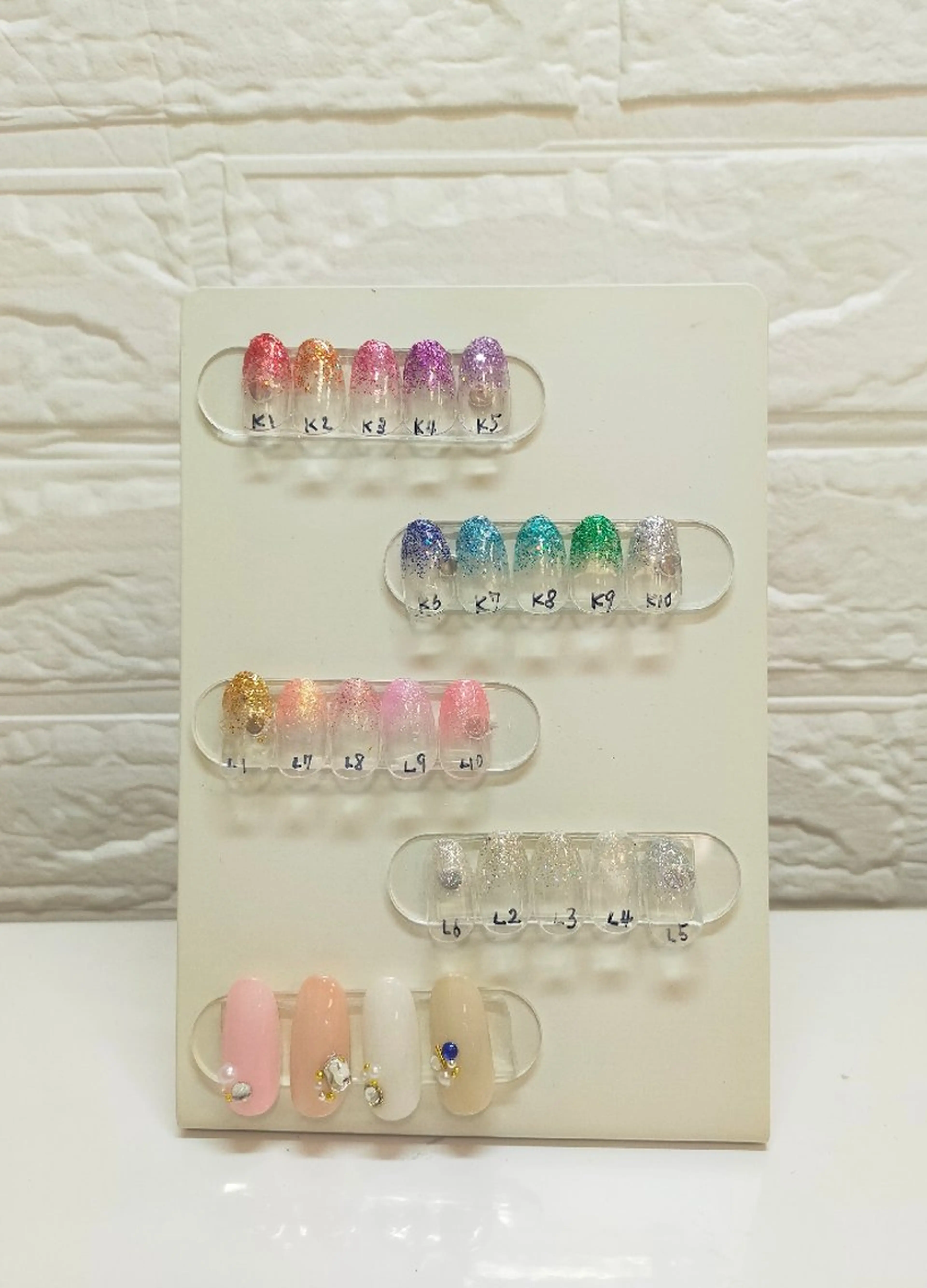 (オフあり) HAND💅ラメグラデーション✨️2色選べる♪オフ無料の写真